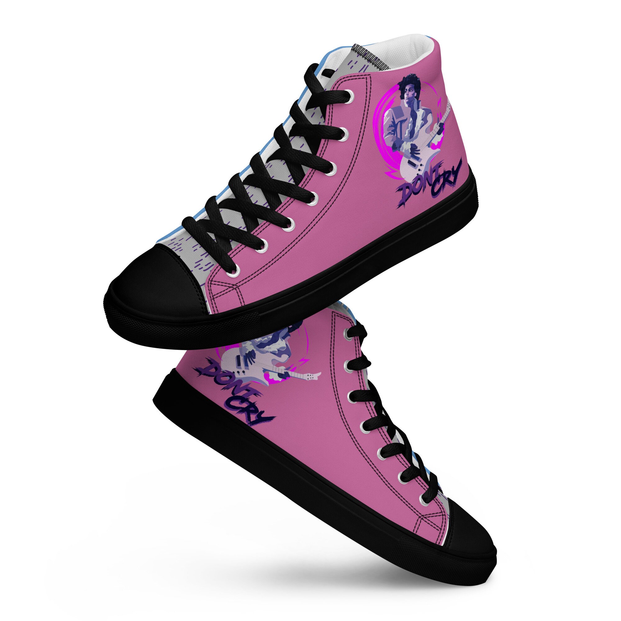 Honoriong Prince Mens high top canvas shoes