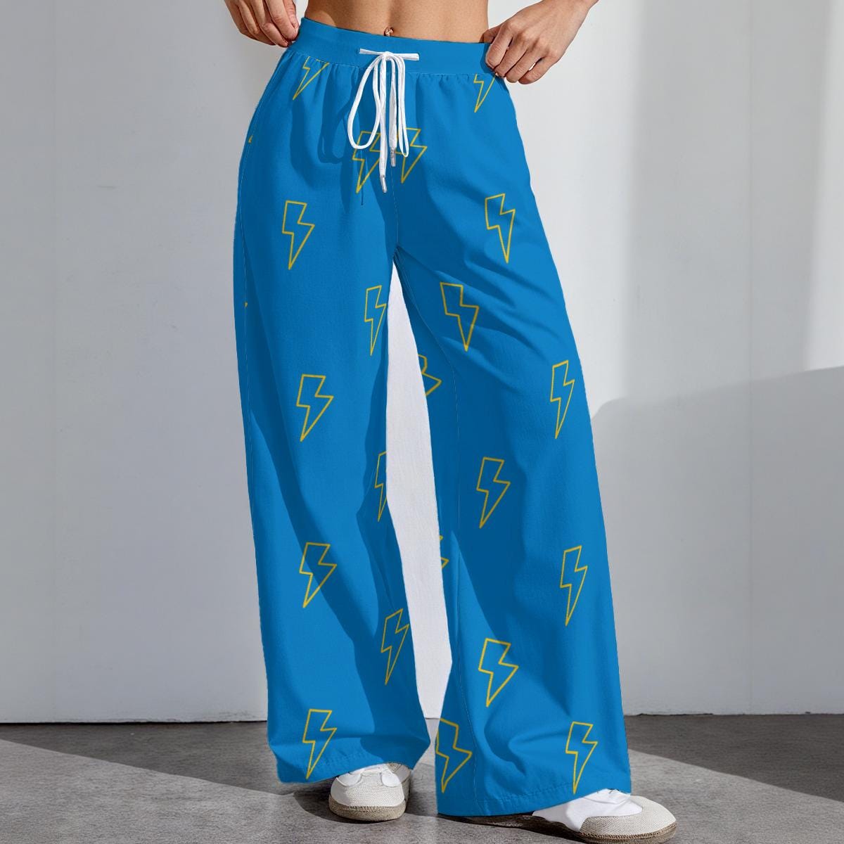 Chargers Football Women's Pajama Pants, Womens Athletic Sportswear