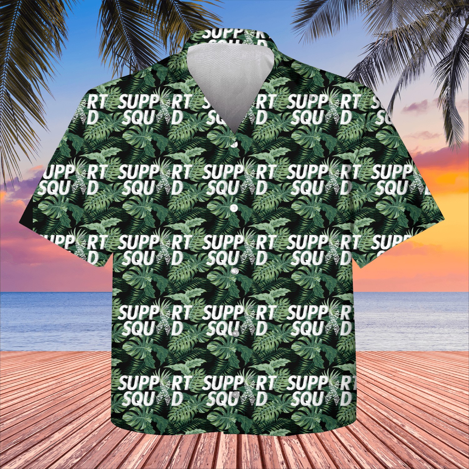 Support Squad Zebra Ribbon Carcinoid Cancer Awaren Kids Hawaiians