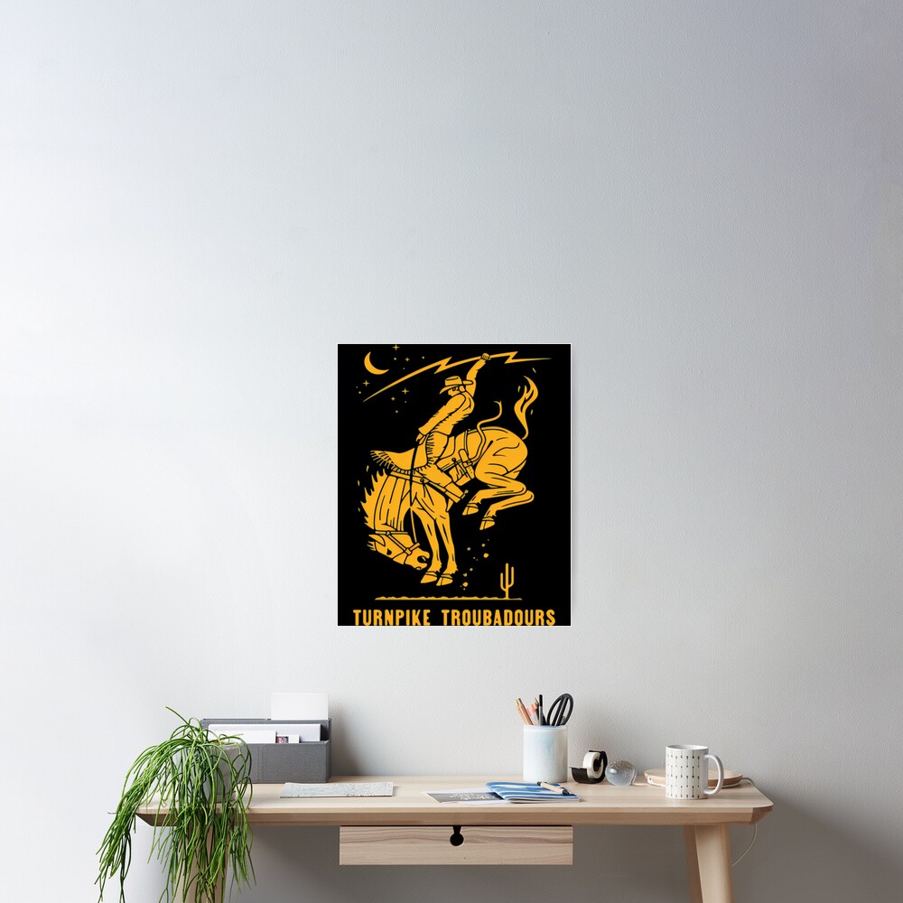 Country Music Retro 90s Band Poster