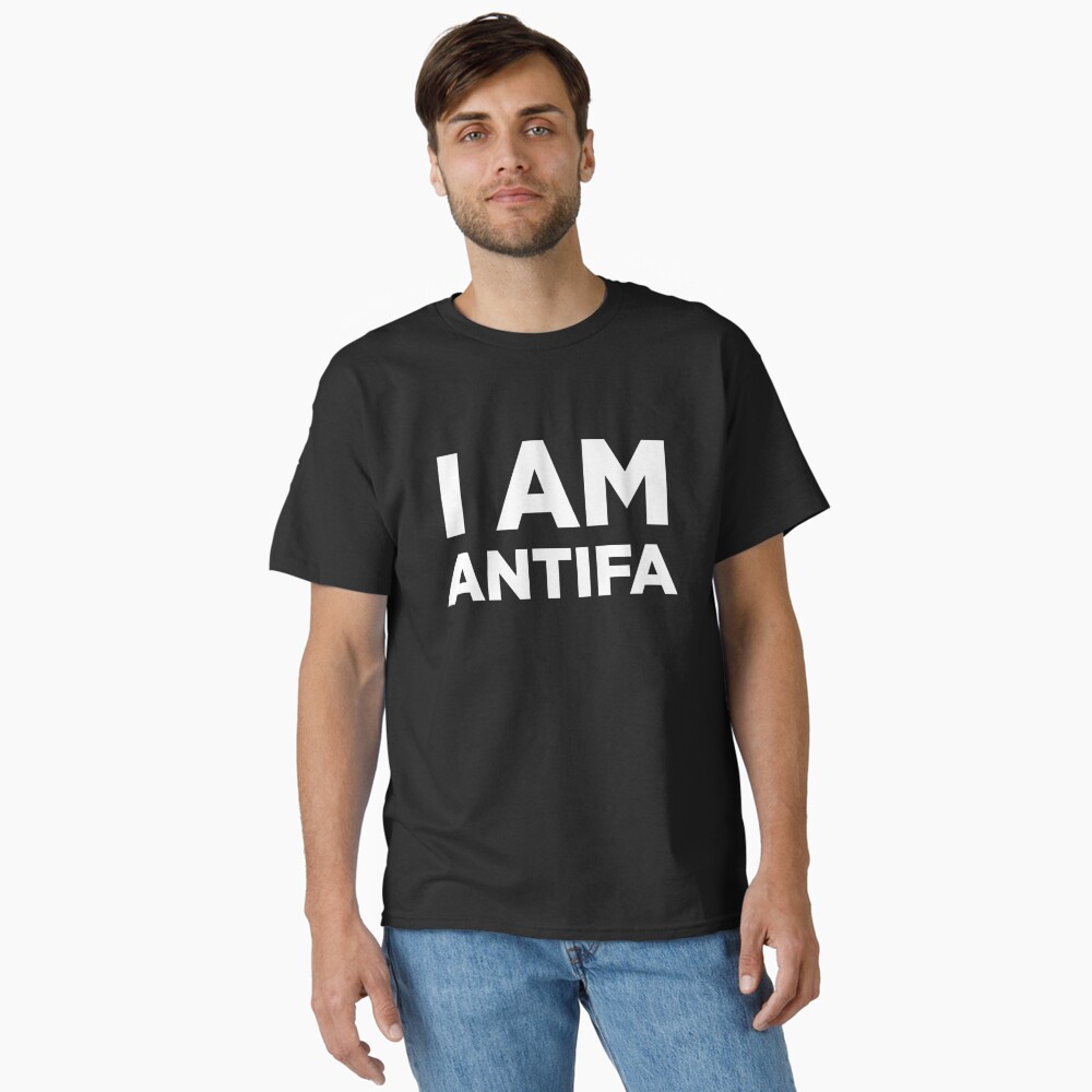 I Am Antifa T-Shirts Gift For Fans, For Men and Women Classic T-Shirt