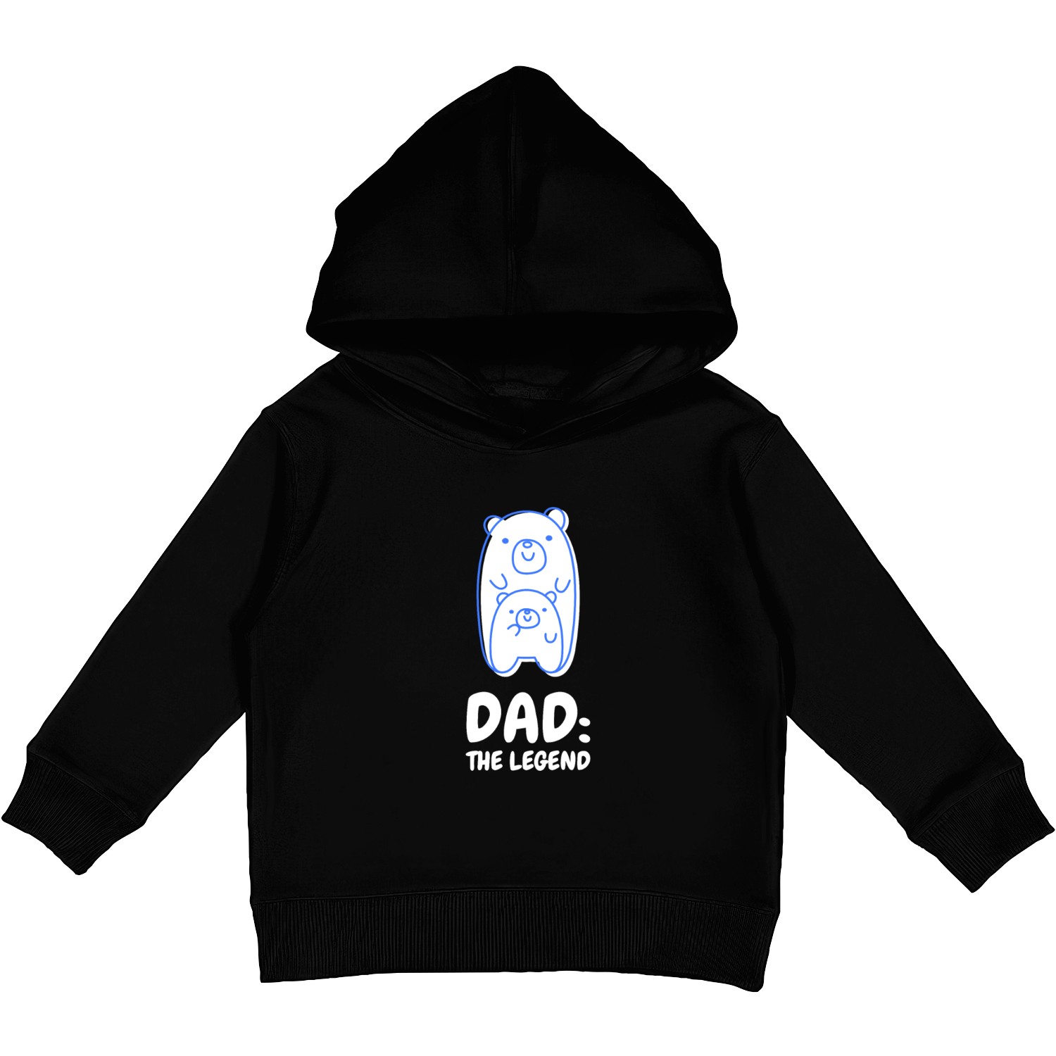 Dad: The Legend Kids Pullover Hoodies