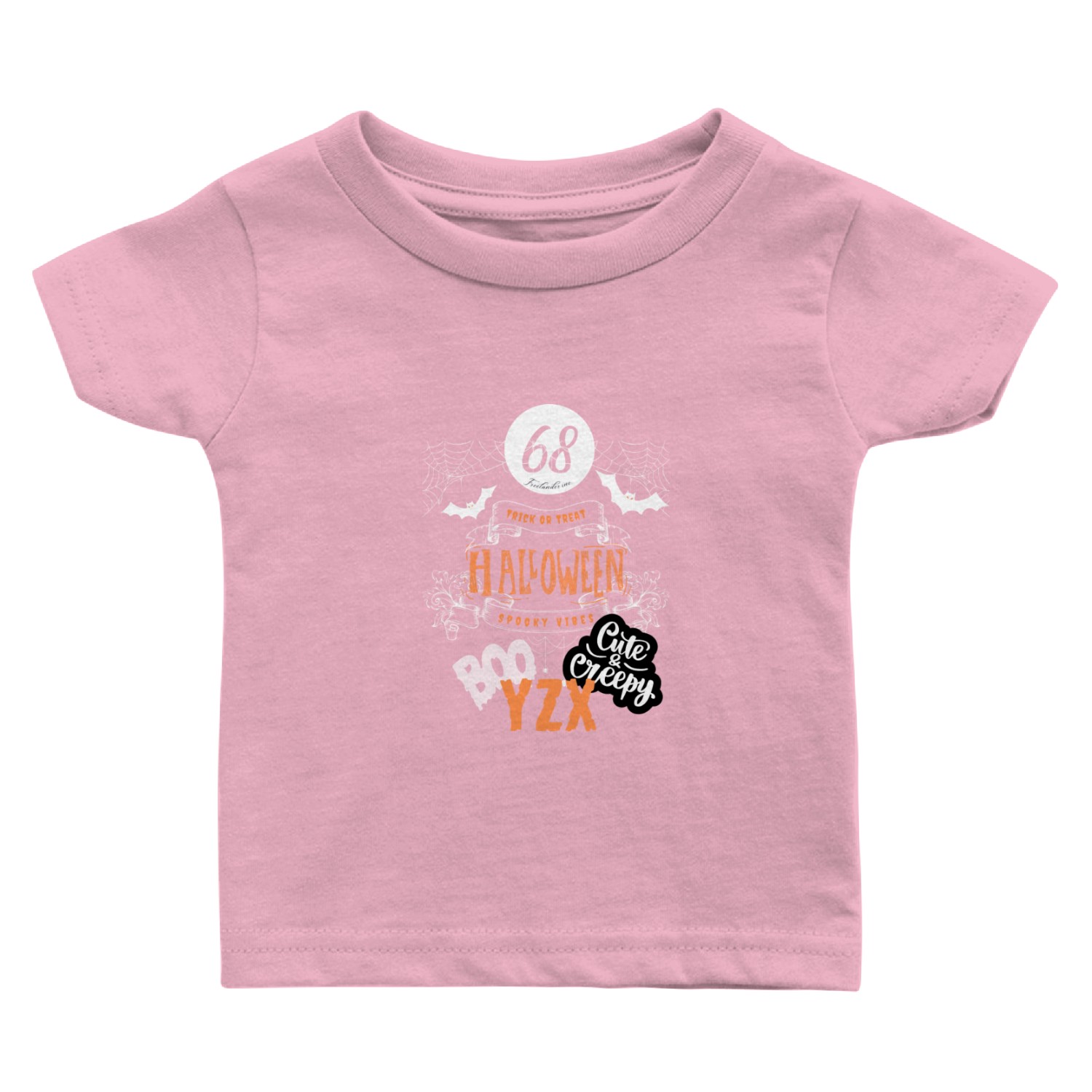 Halloween trick or treat spooky vibes Baby T Shirts