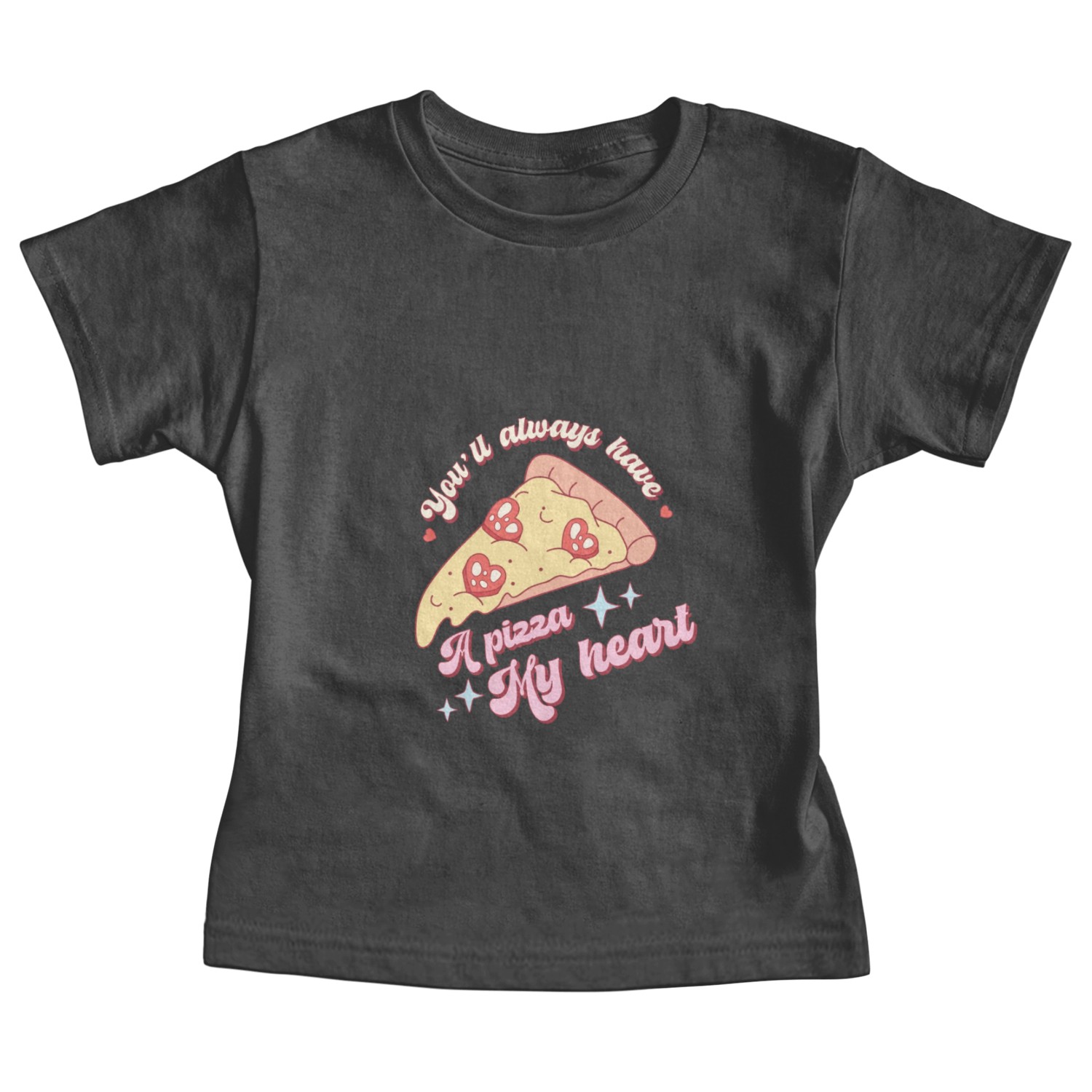 Pizza My Heart Valentines Day Baby Tees
