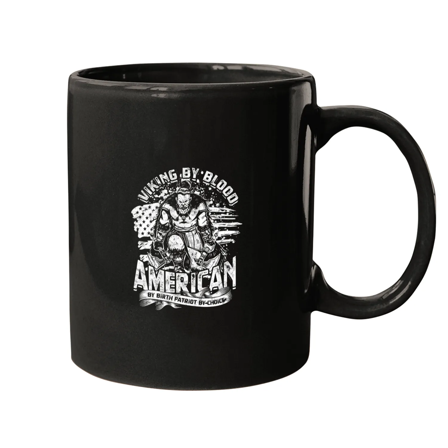 Viking by blood American by birth Patriot by choice Viking Mugs