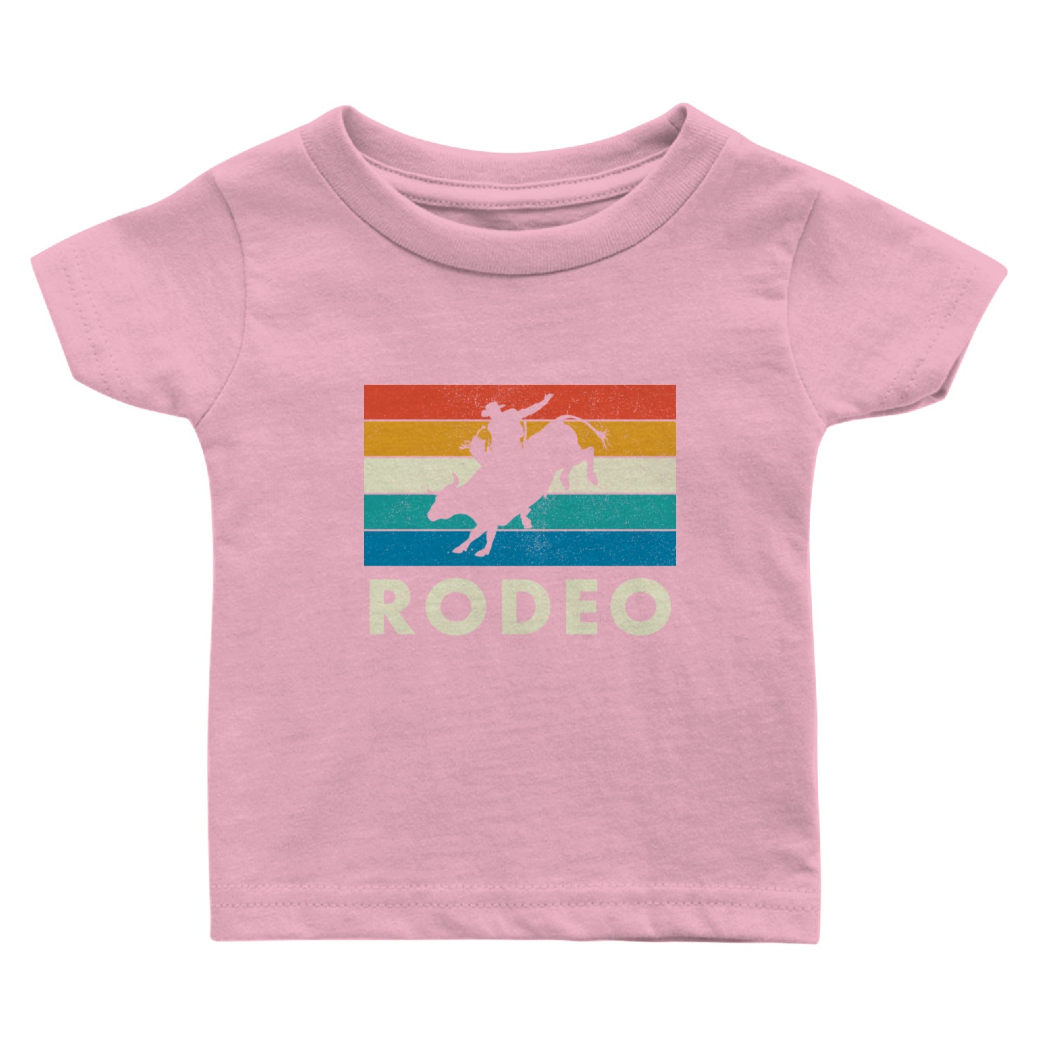 Vintage Rodeo Bull Riding Western Baby T Shirts