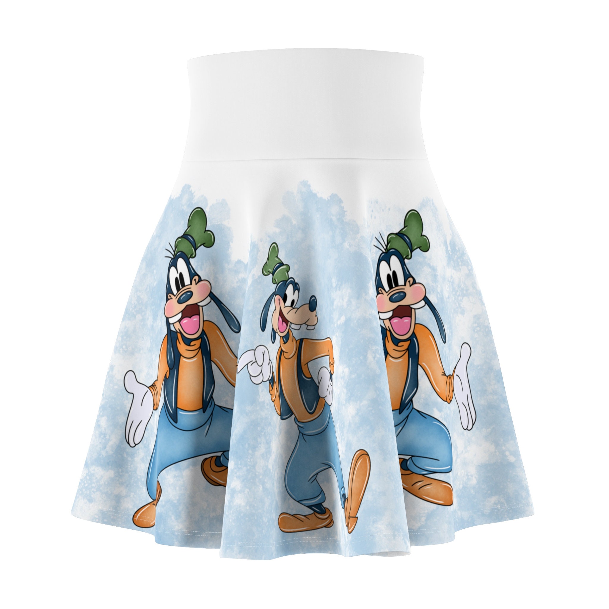 Goofy Women's Skater Skirt | 4" wide high-rise elastic waistband | Women Summer Skater Skirt | Beaching Outfit