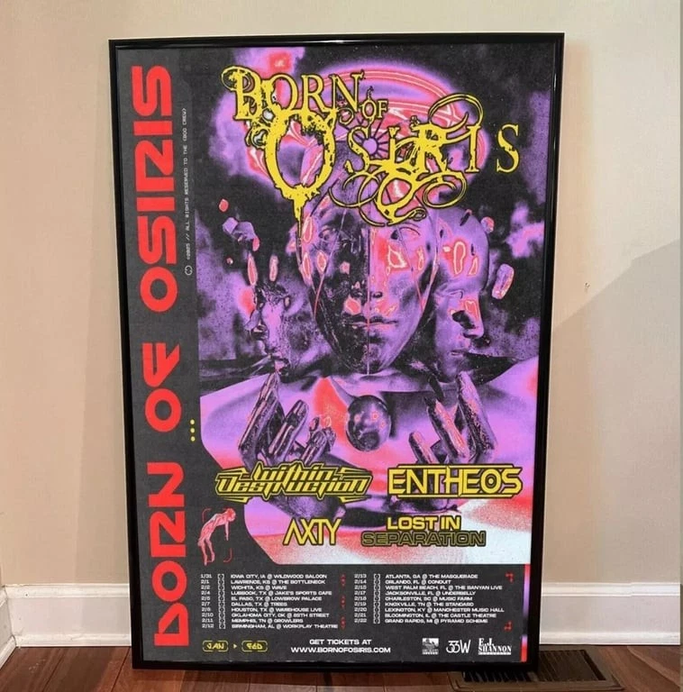 Born of Osiris - Tour 2025 Poster