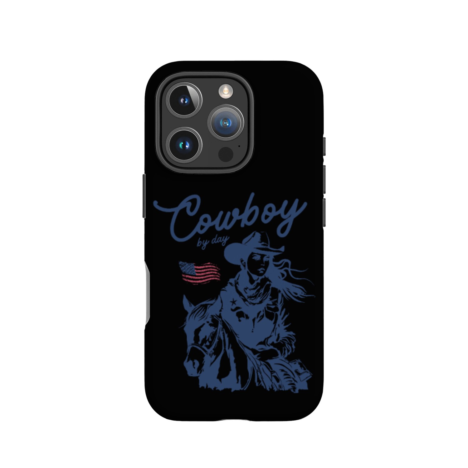 Cowboy by Day - Western Horse Rider Design IPhone Cases
