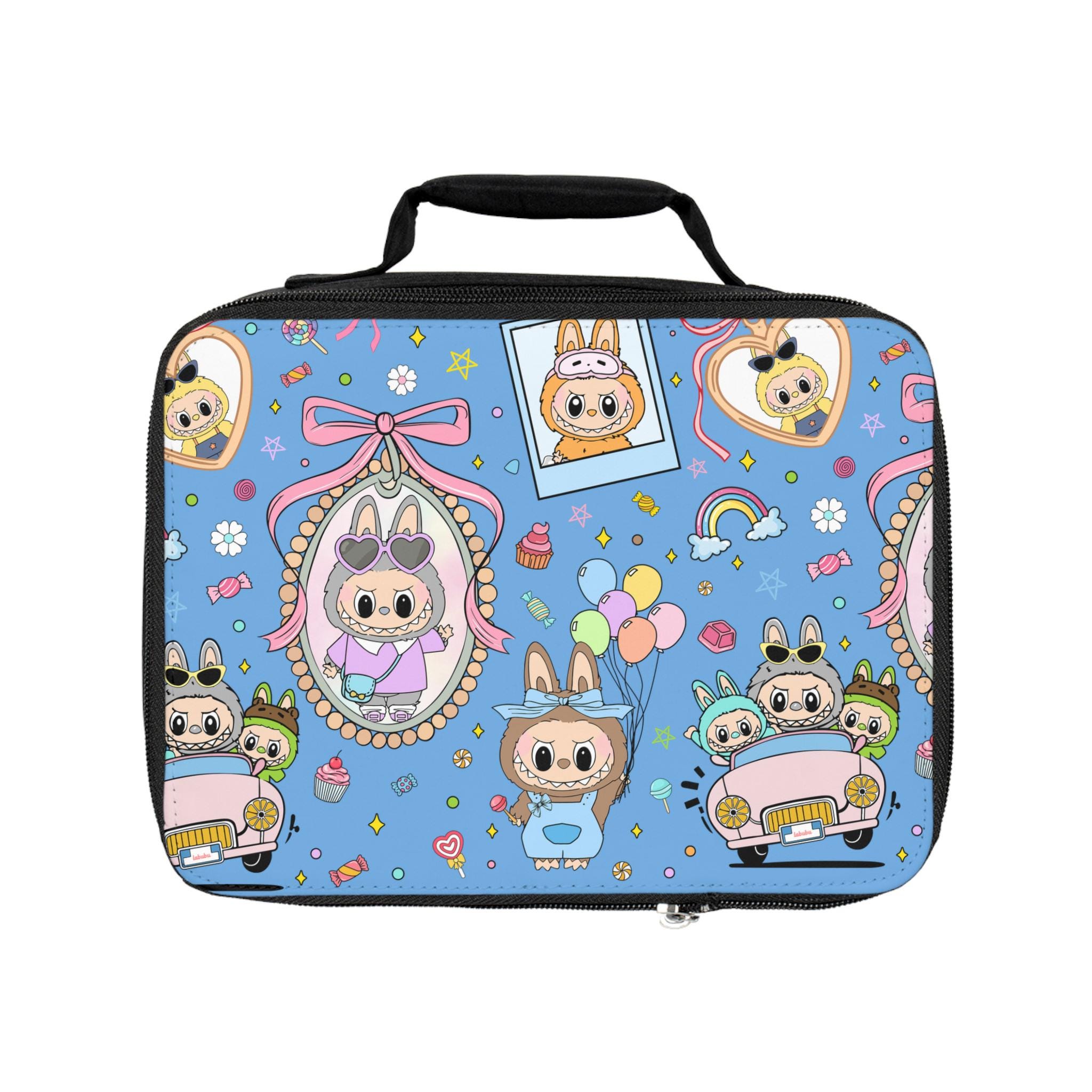 Labubu Lunch Bag - Back to School Insulated Lunch Tote for Kids, Cute Lunch Sack, Lunchbox for Children, School Lunch Bag, Food Storage Bag