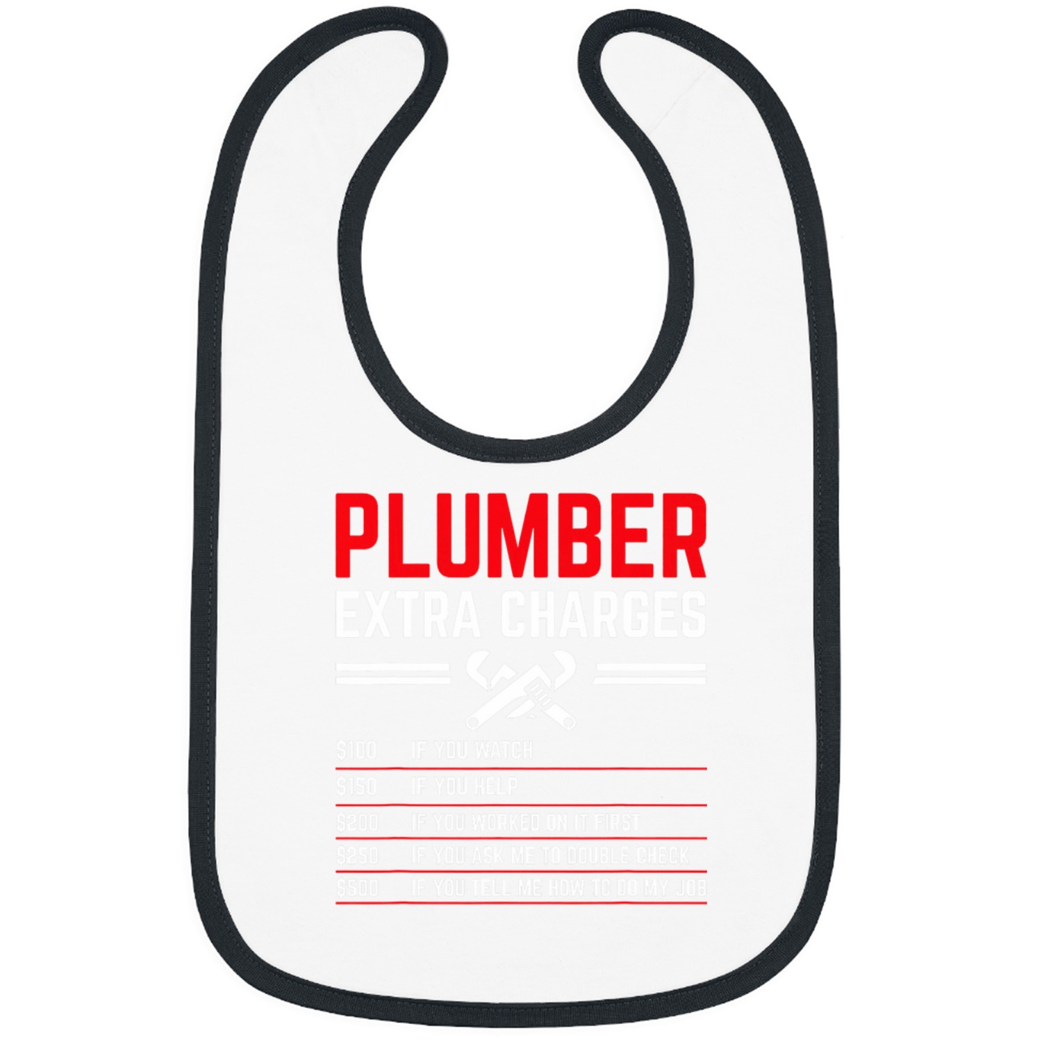 Plumbers Job Extra Charges Humor Memes Plumbing Jokes Job Bibs