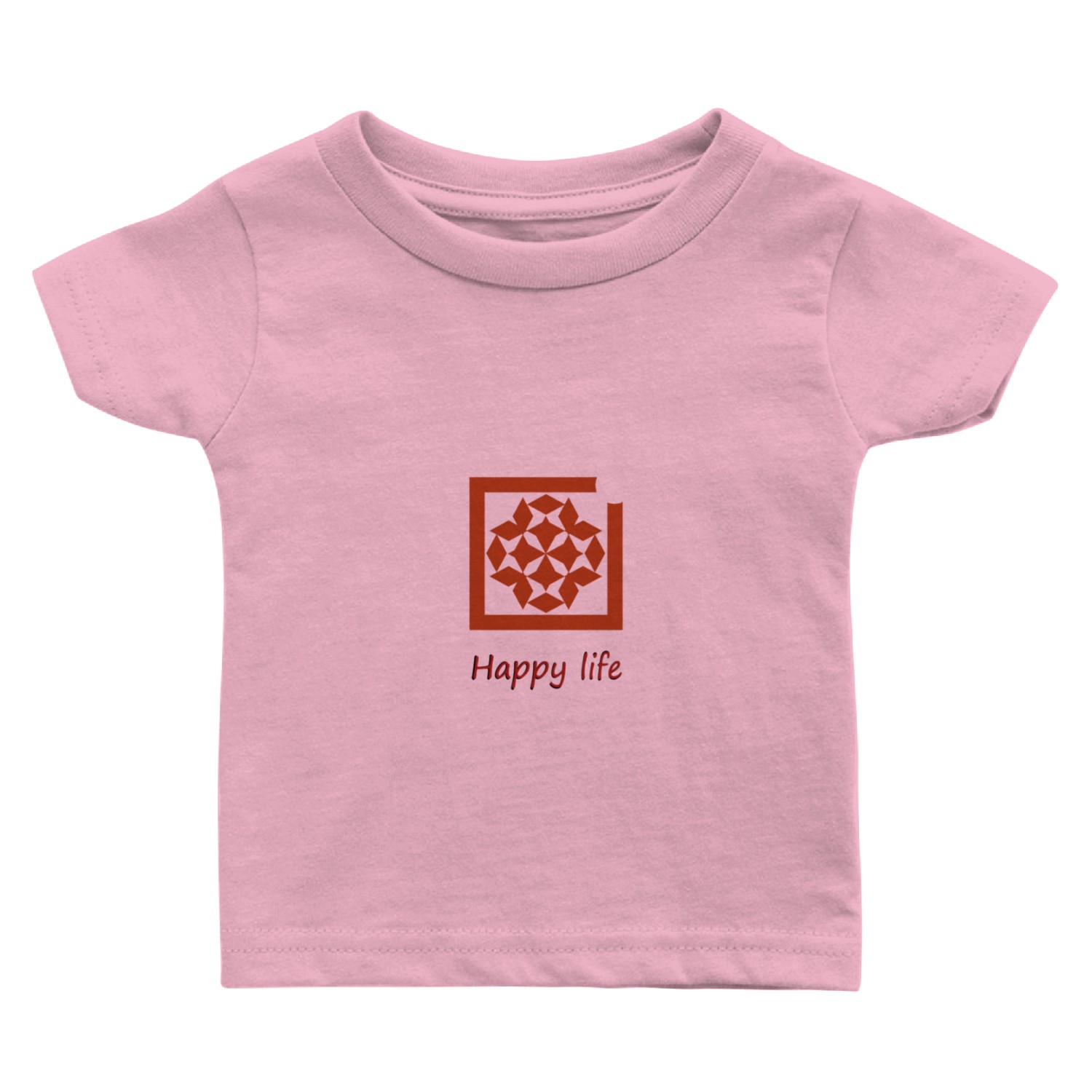 Happy life Winter design Baby T Shirts
