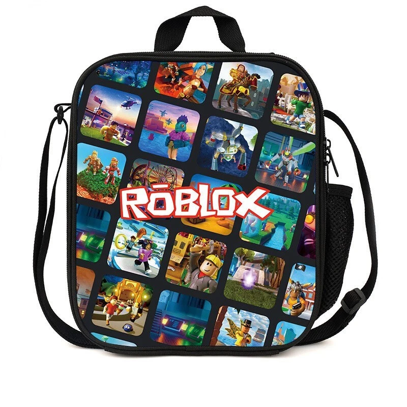 Roblox Kids Lunch Bag, School Picnic Bag