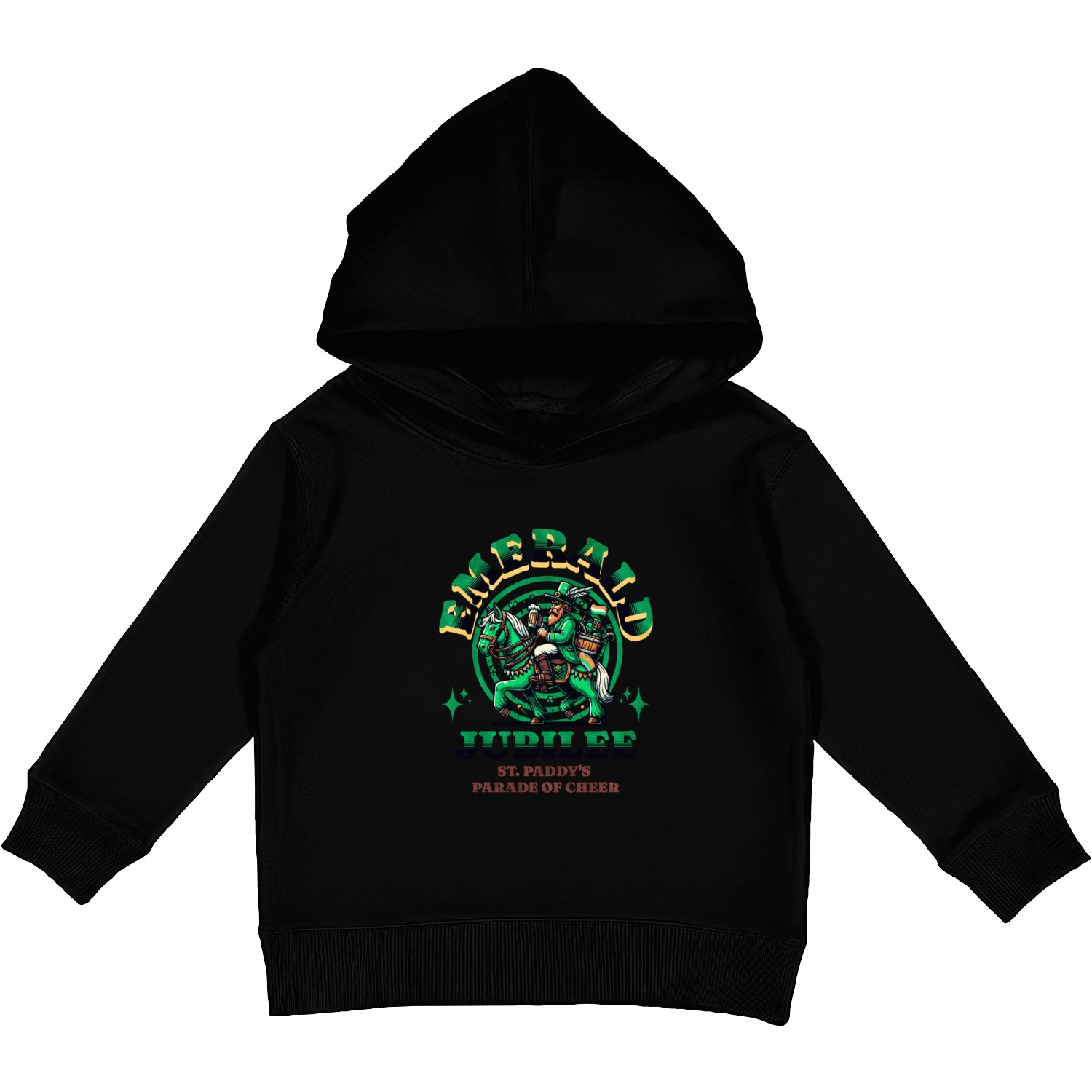 Emerald Jubilee, St. Paddy's Parade Of Cheer Kids Pullover Hoodies