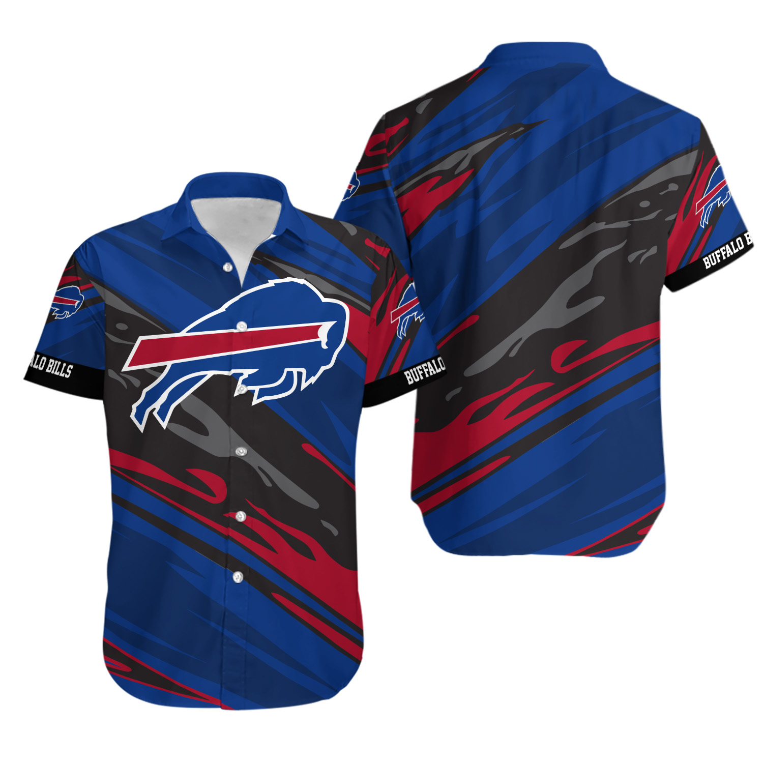 Buffalo Football Team Bills Aloha Hawaiian Shirt