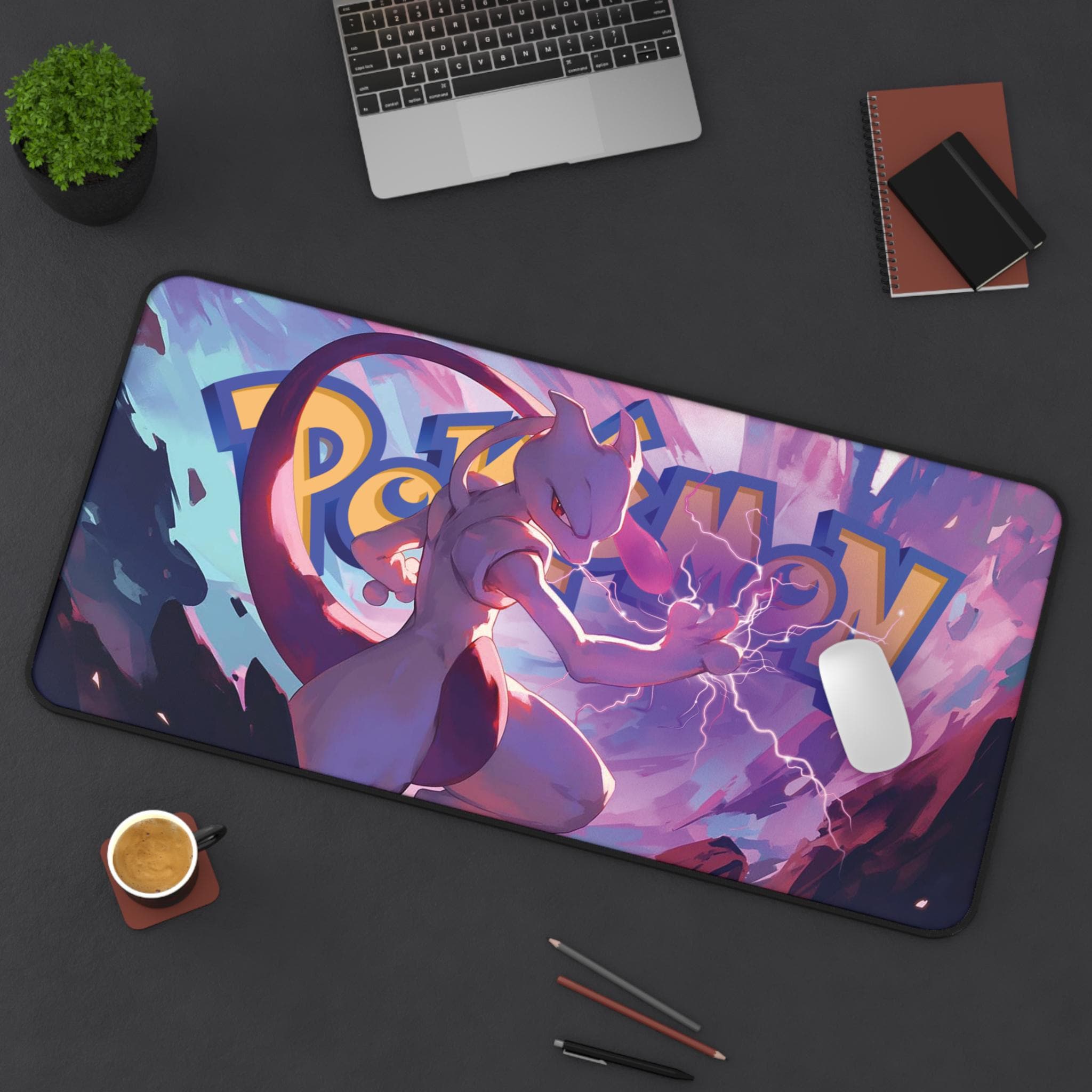 PKM Mouse Pad, Desk Mat, Gaming Keyboard Mat