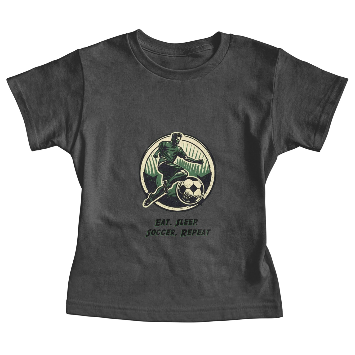 Eat Sleep Soccer Repeat Baby Tees