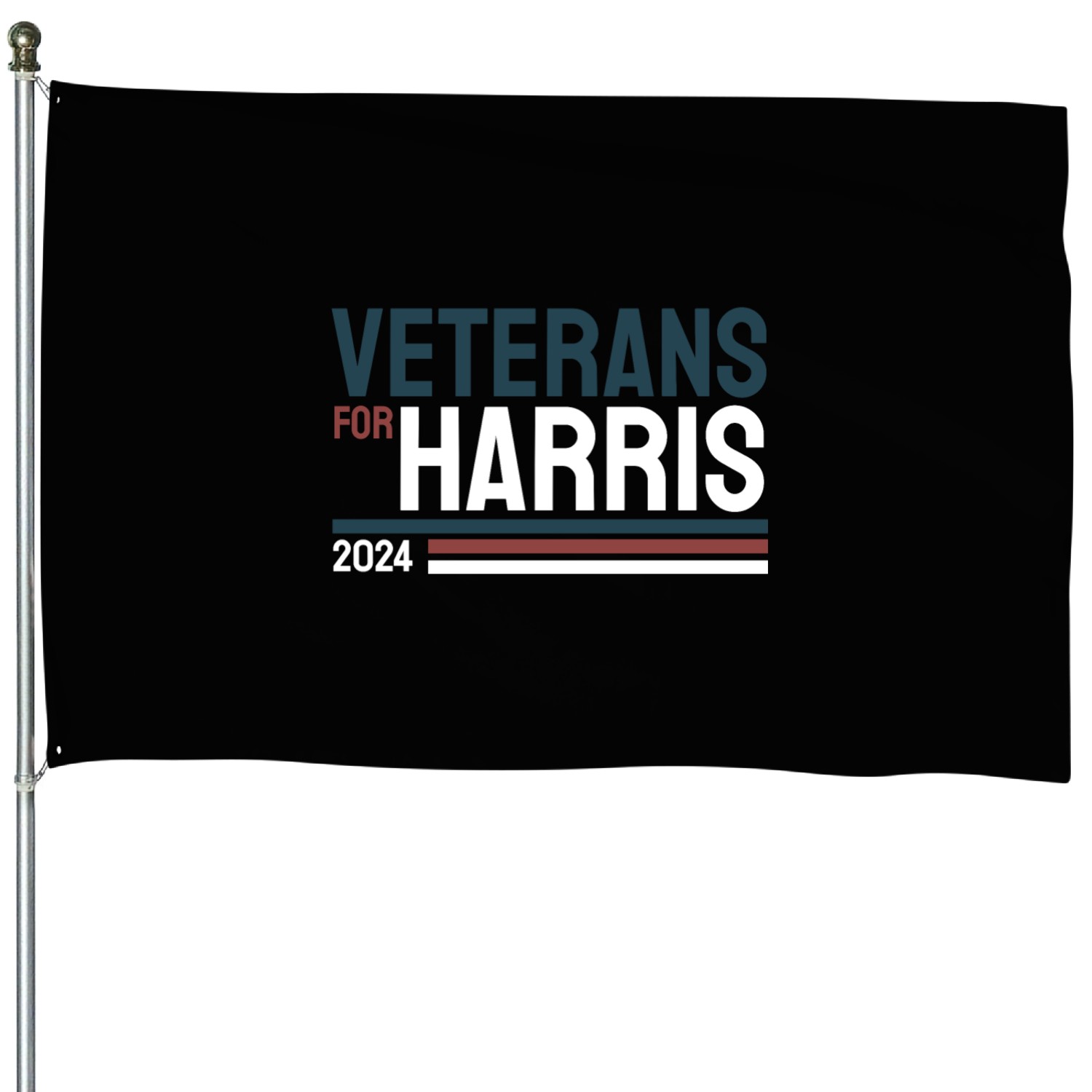 Veterans For Kamala Harris 2024 Election House Flags