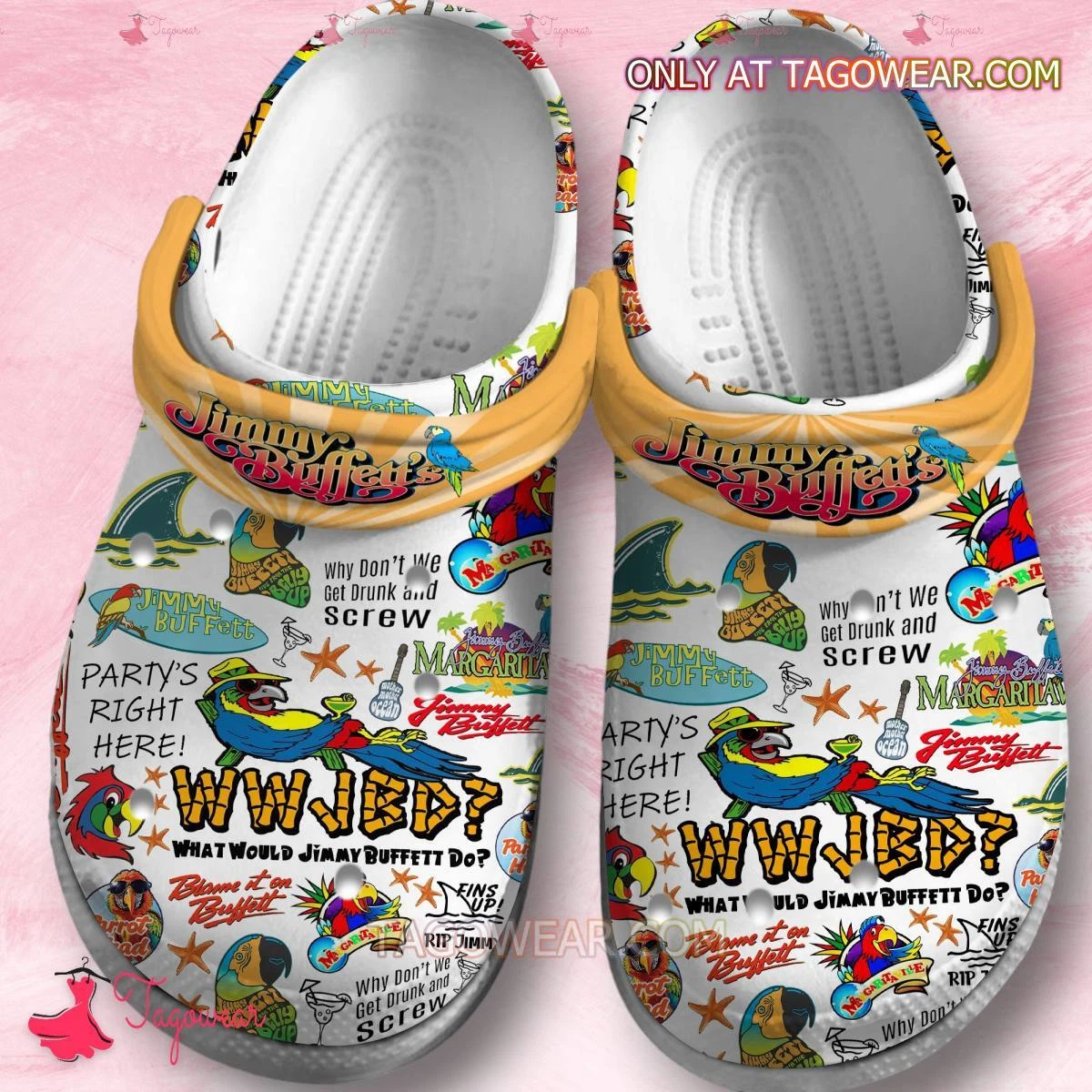 Jimmy Buffett Wwjbd What Would Jimmy Buffett Do Clogs