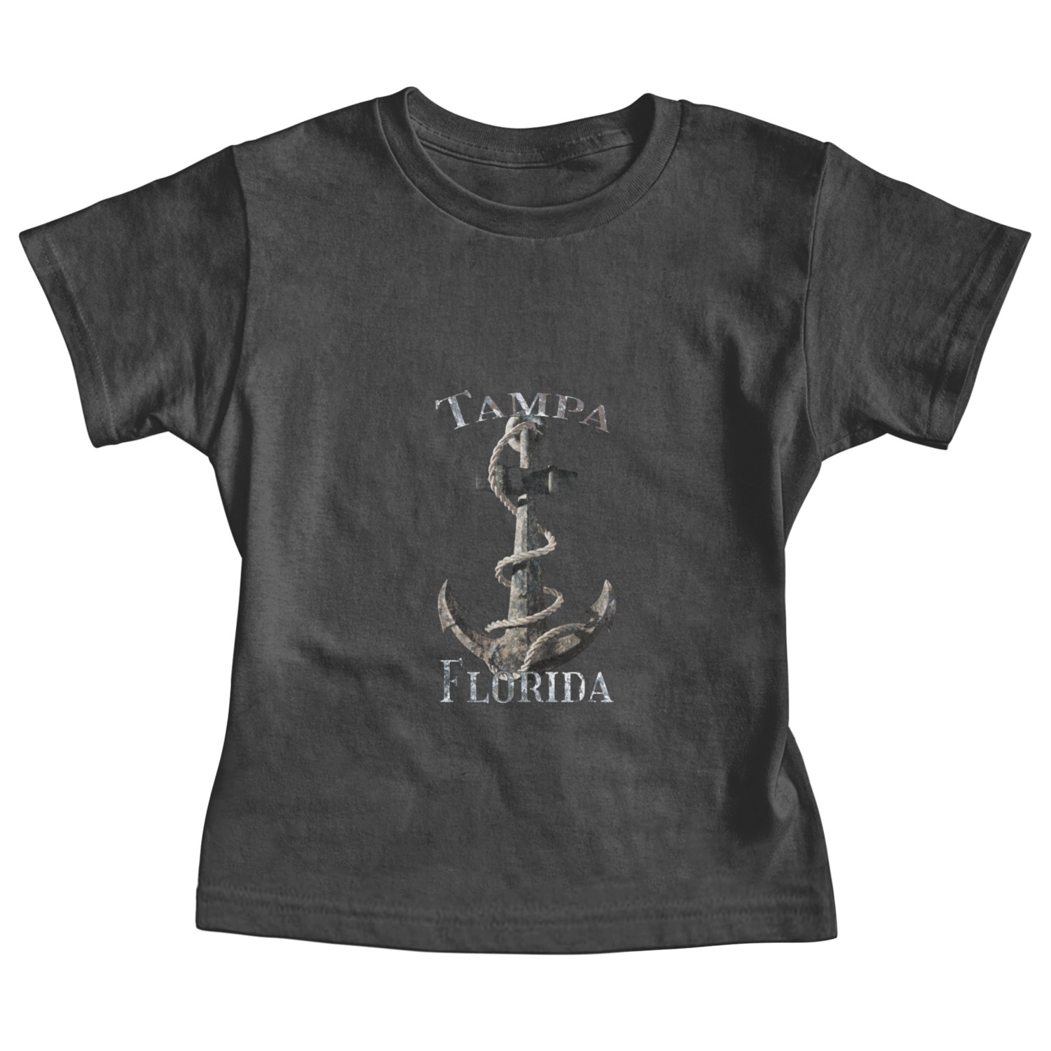 Tampa Florida Nautical Anchor Sailing Baby Tees