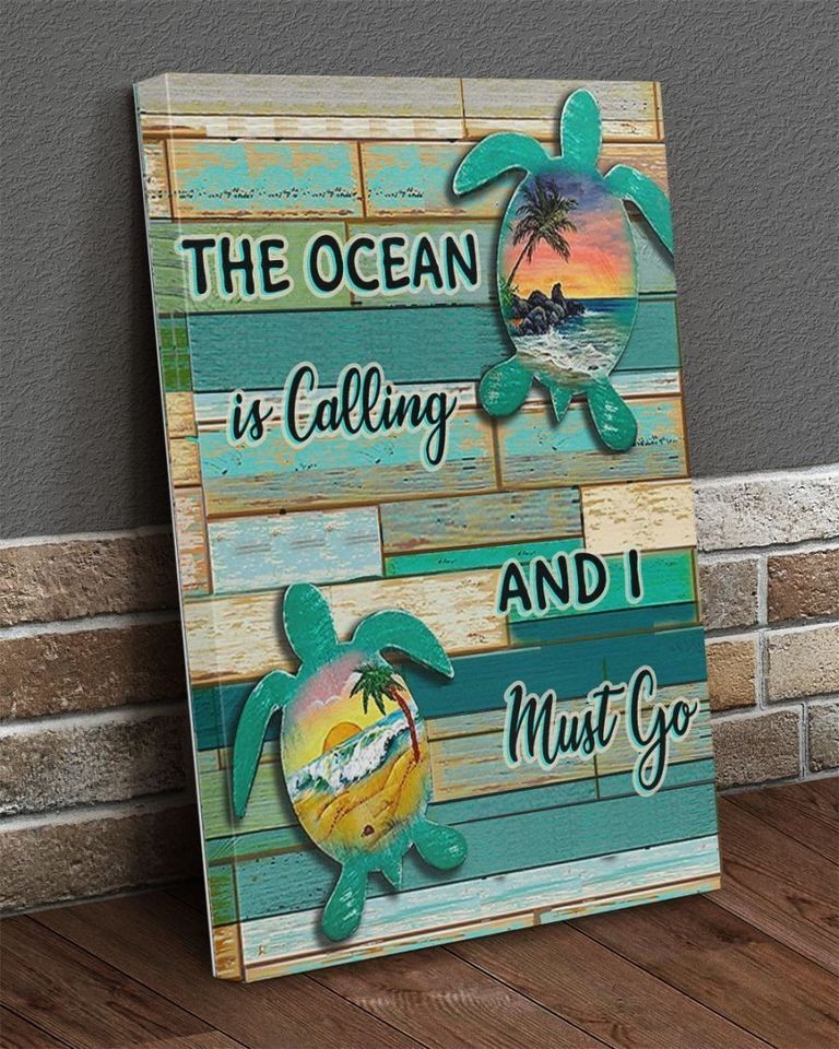 TURTLE OCEAN CALLING CANVAS GALLERY