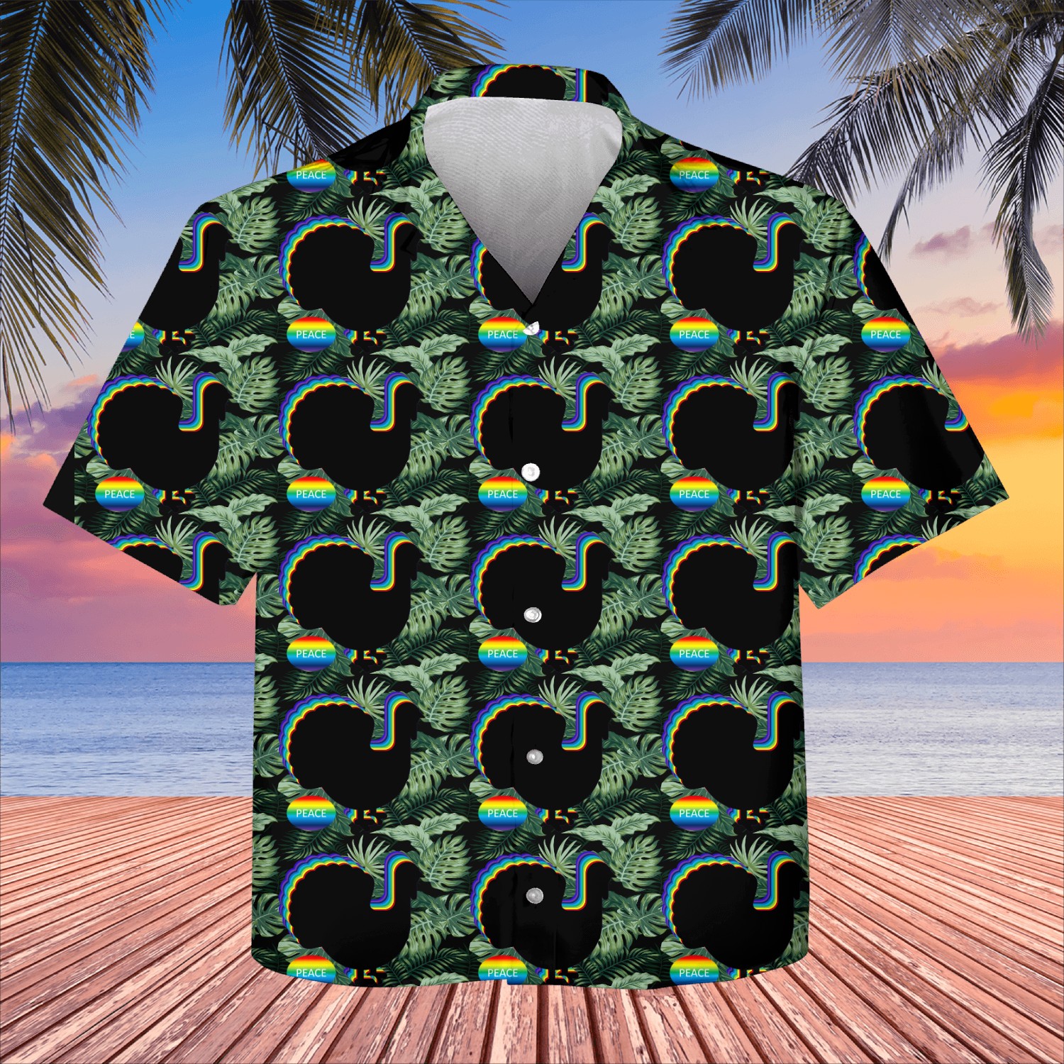 PEACECHİCKEN Kids Hawaiians