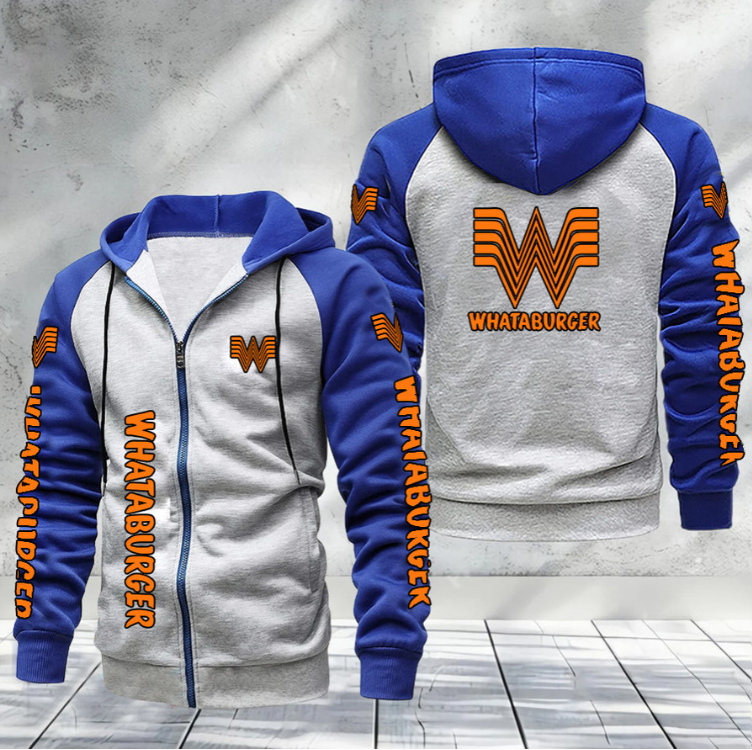 Whataburger Raglan Full Zip Hoodies
