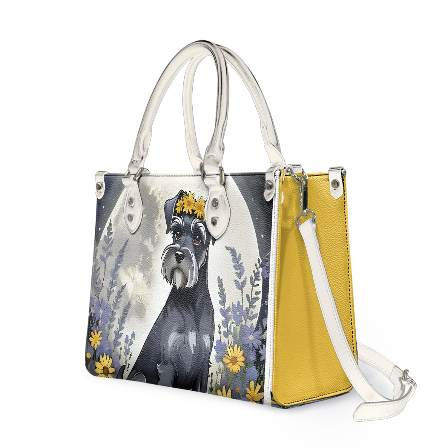 Schnauzer Leather Bags, Dog Lover Gift