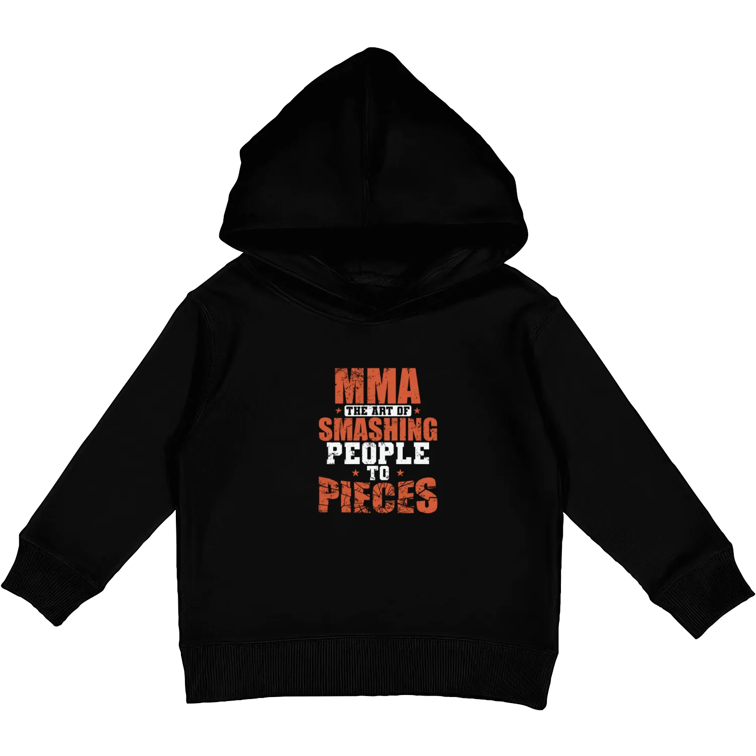 MMA the Art of smashing People to Pieces Kids Pullover Hoodies
