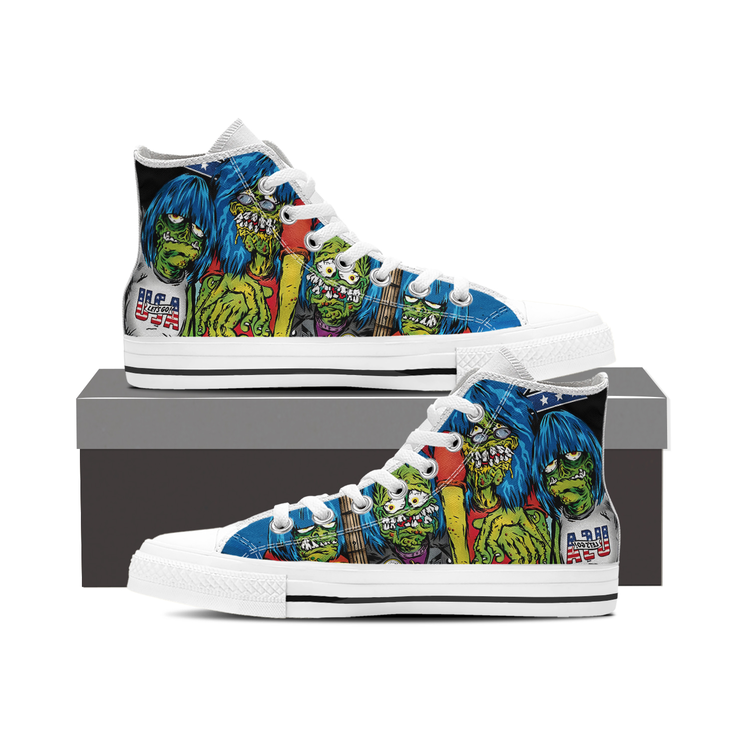 Ramones Men's High Top Sneakers