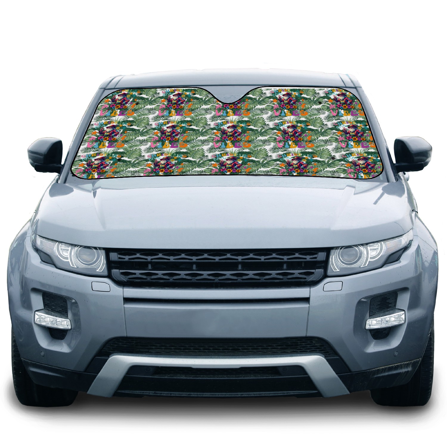 Retro Christmas Vibes Santa Vintage Holiday Car Sun Shades