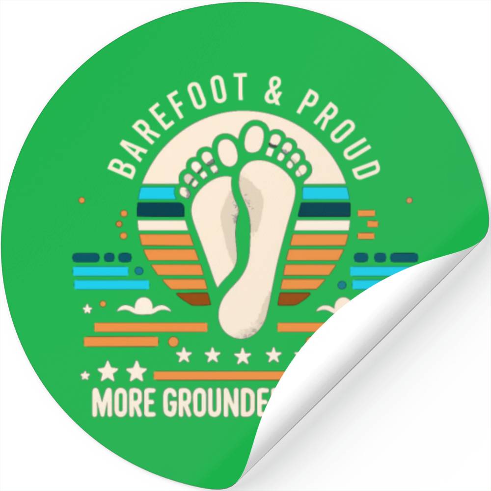 Barefood Lifestlye Ntural Foot Health Foot Stickers