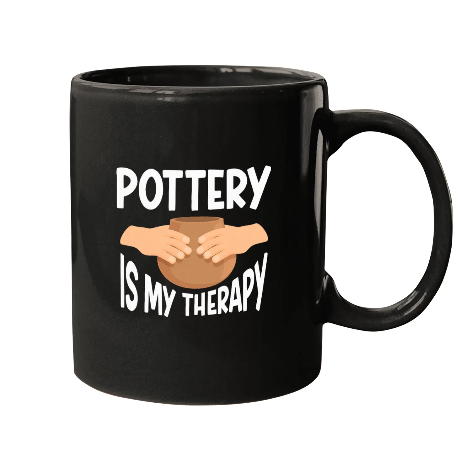 Ceramic Artist Pottery Is My Therapy Mugs