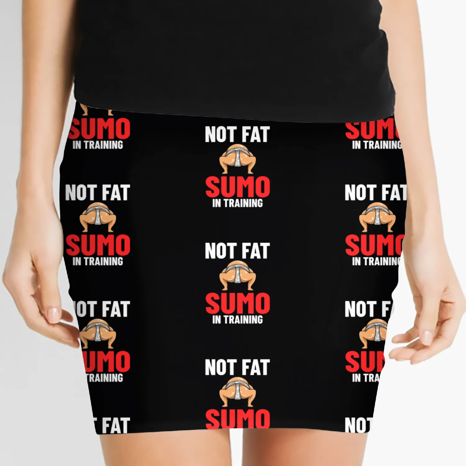 Sumo Wrestling Japanese Wrestler Sport Mawashi Women's Mini Skirts