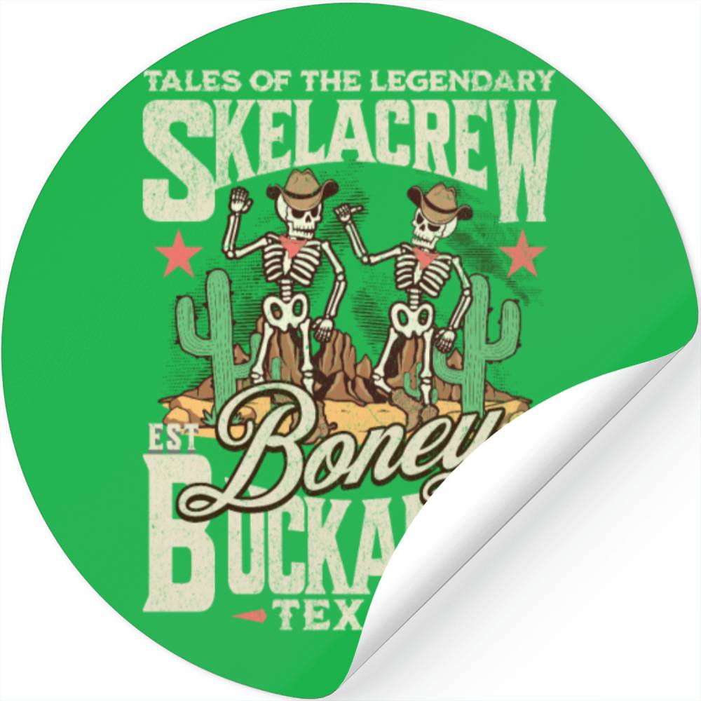 Boney Buckaroo Stickers