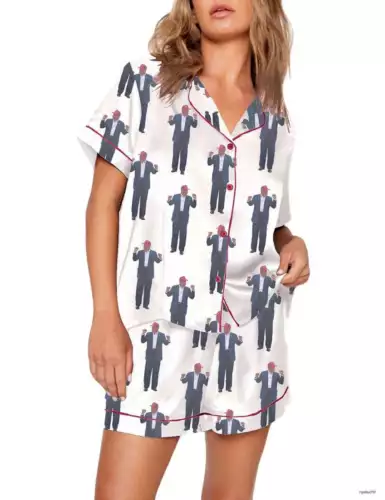 Women’s Trump We Won Pajama Set Election Support Shorts Sleepwear for Women