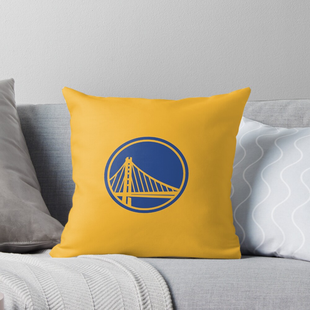 logo-golden Pillow, Basketball Gift, Gift for Fan