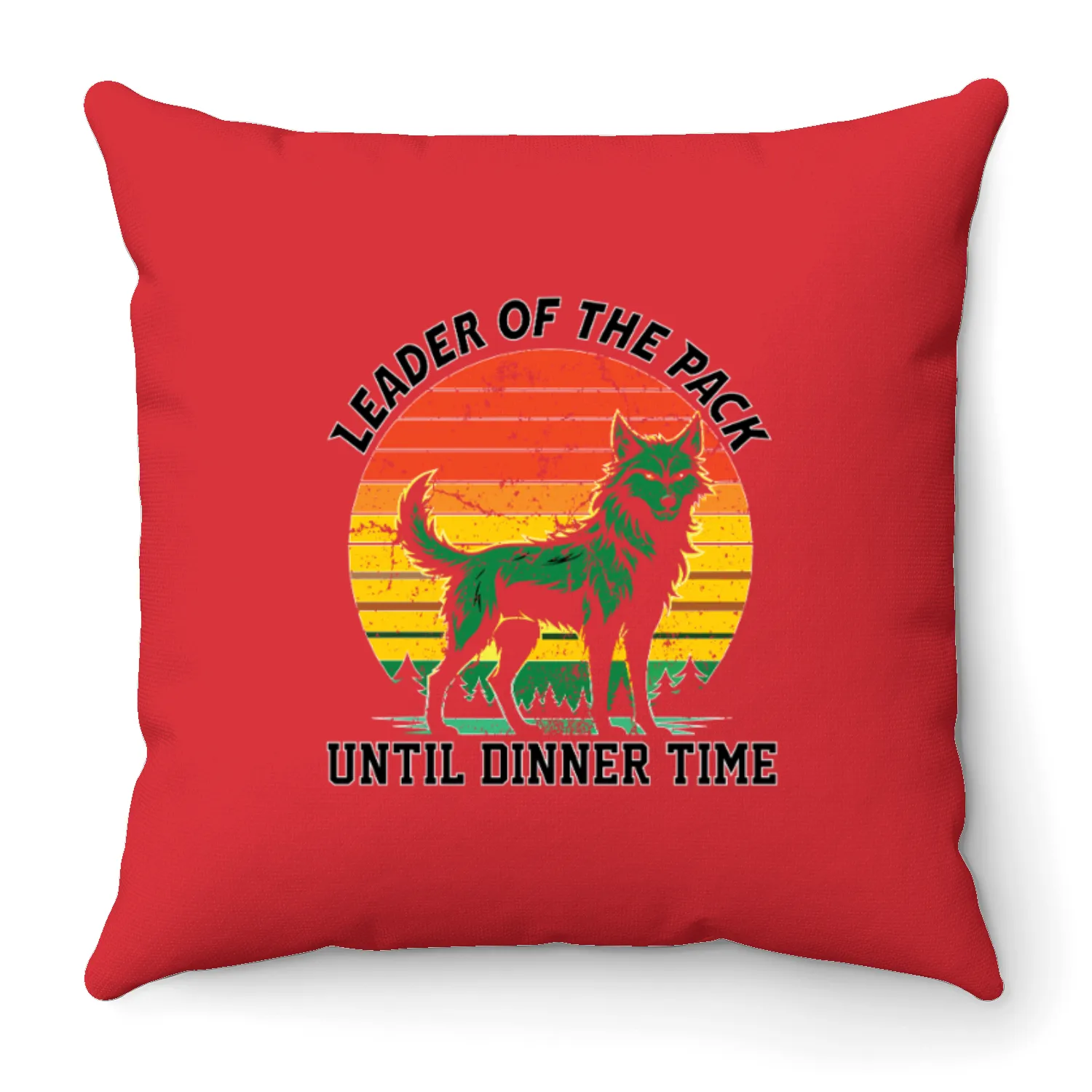 Dinner Time Leadership Throw Pillows