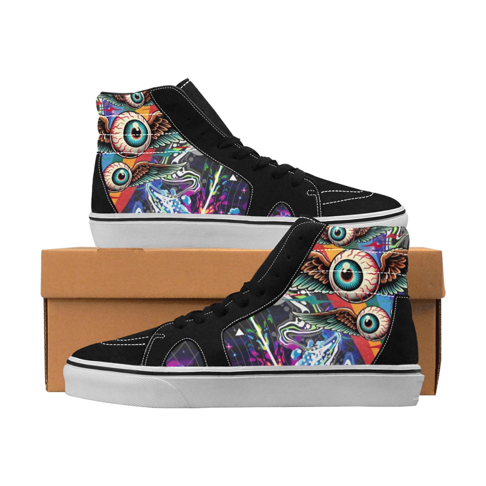 Fabric High Top Shoes Sneakers for Men and Women