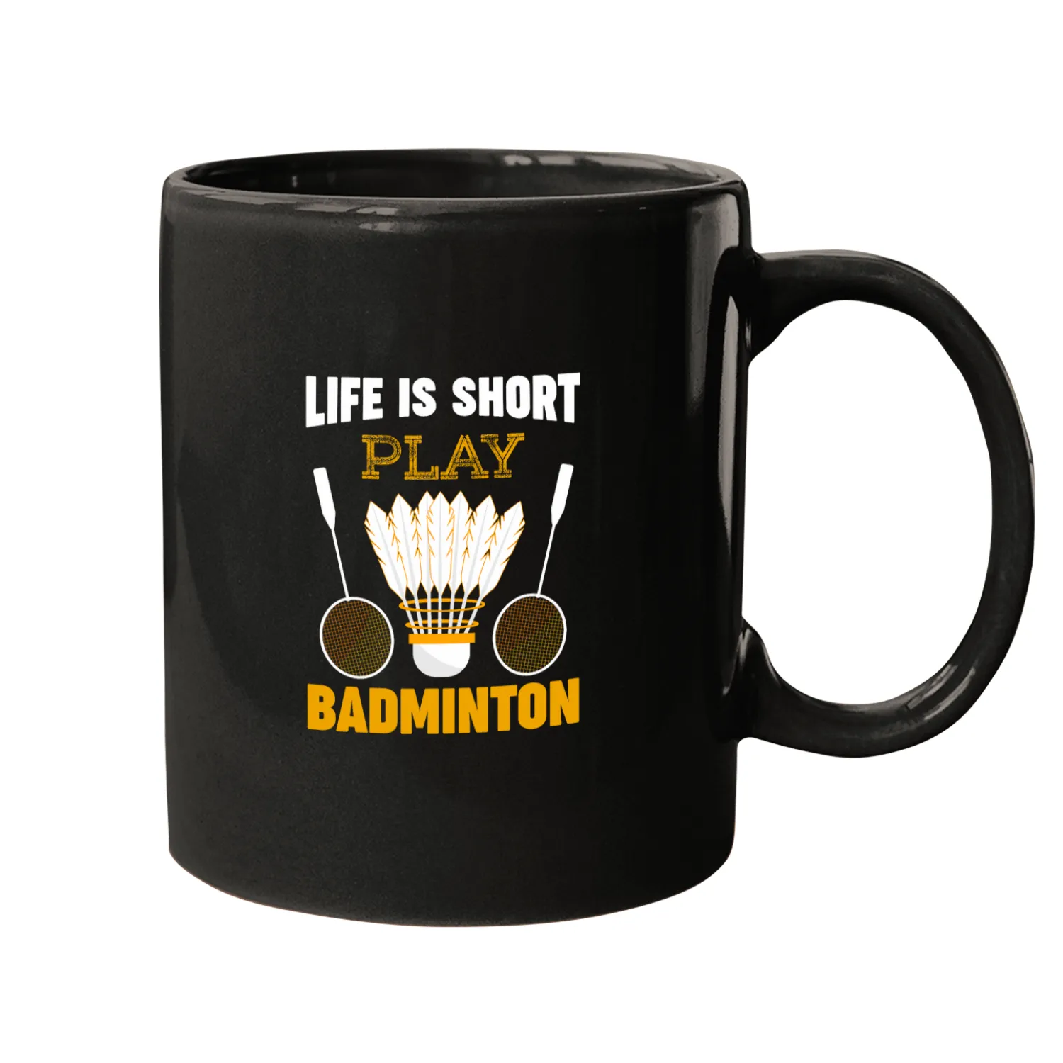 Badminton Player Shuttlecock Badminton Lover Mugs