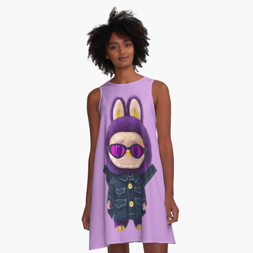 Labubu Doll A-Line Dress, Gift for Her