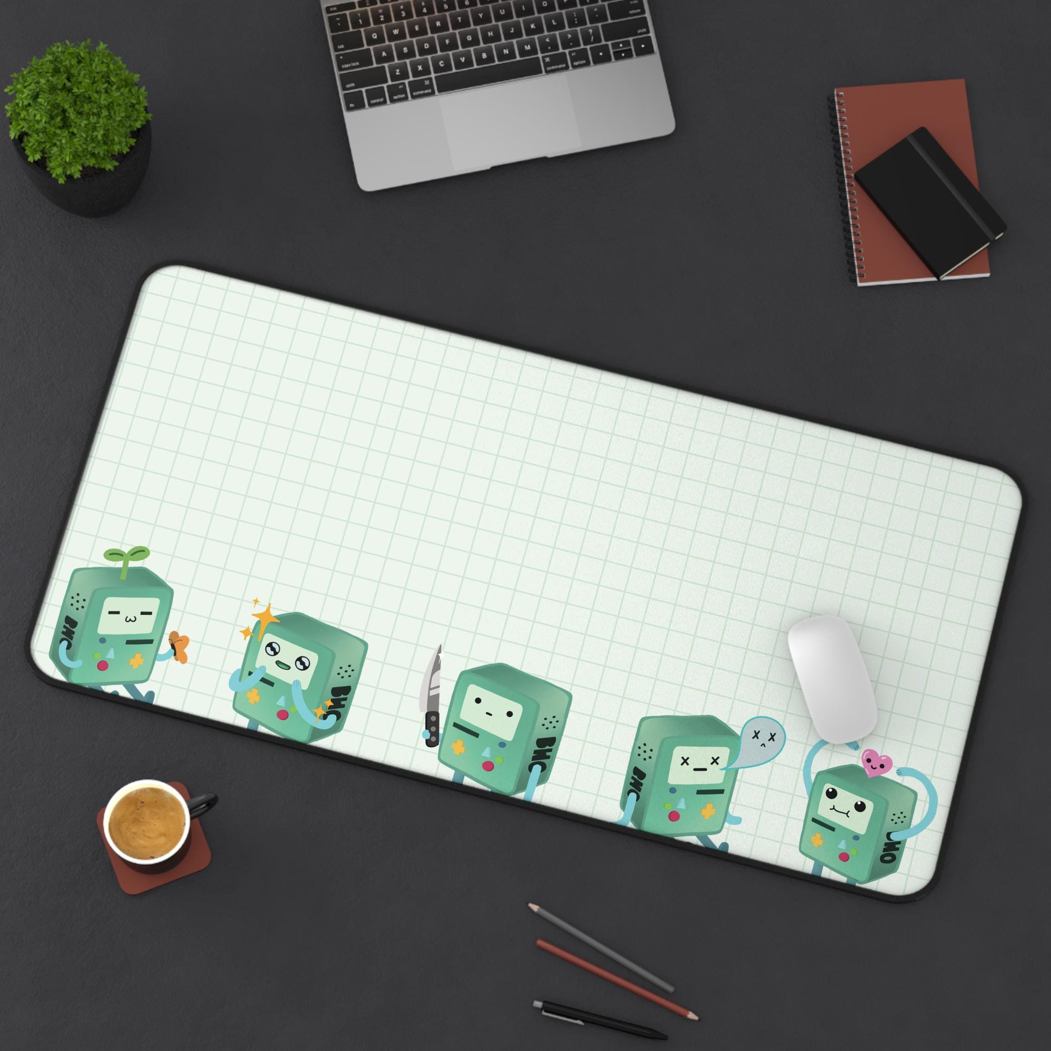 Kawaii Deskmat mousepad, Cozy Deskmat Mousepad, Anime Gaming Mousepad