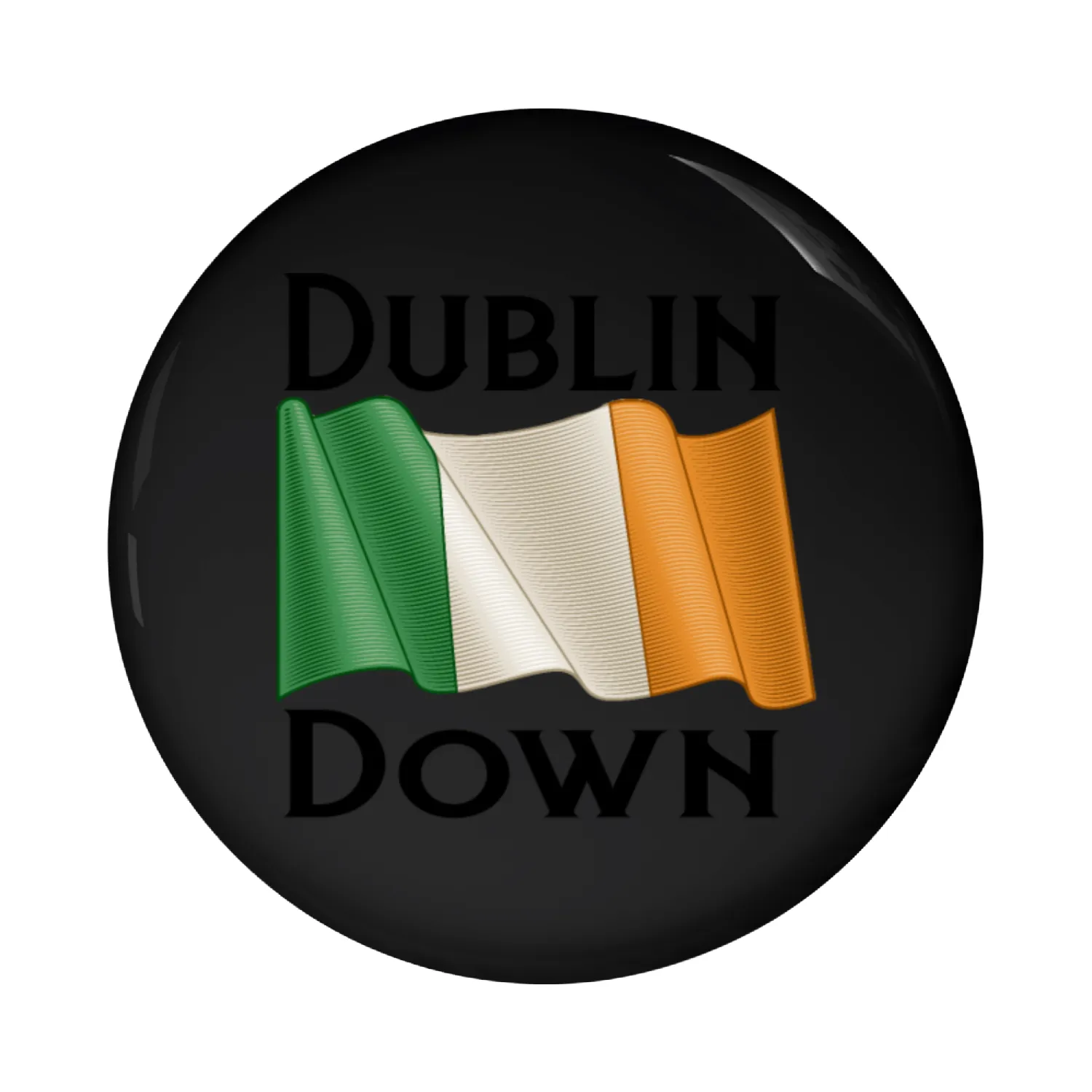 Dublin Down Double Down Irish St. Patricks Day Pin Buttons