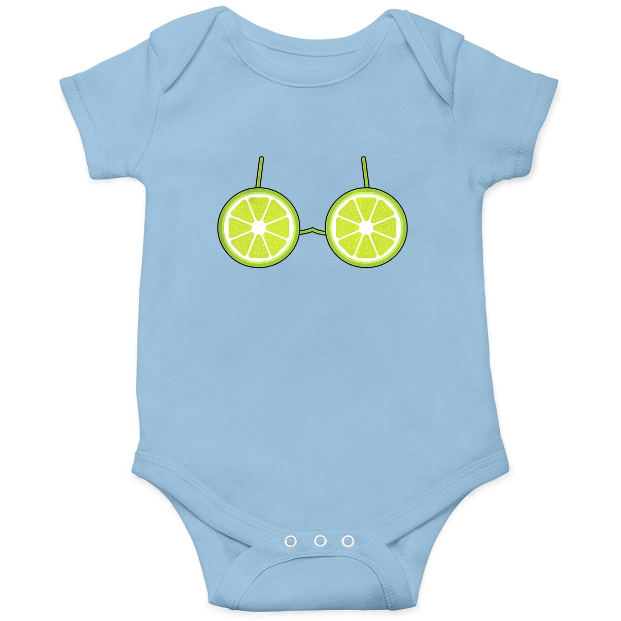 Lime Bra Costume Baby Bodysuit