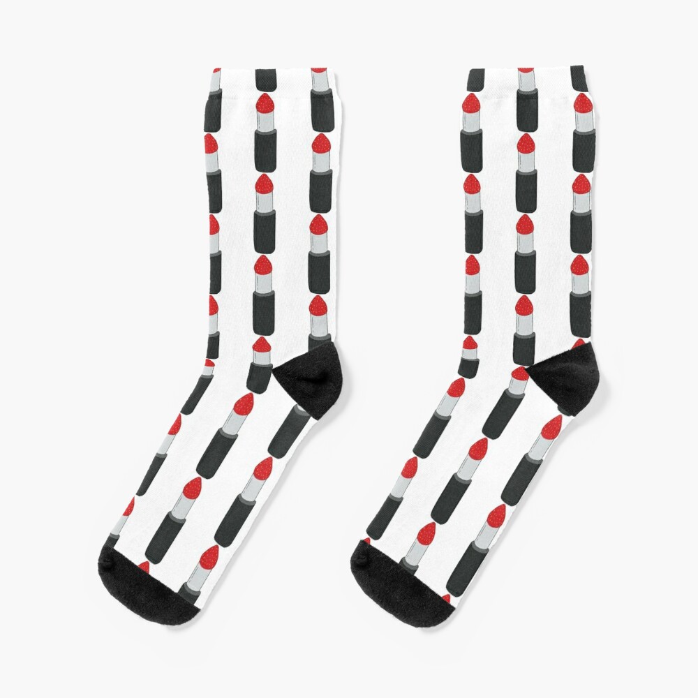 Strawberry Lipstick Socks