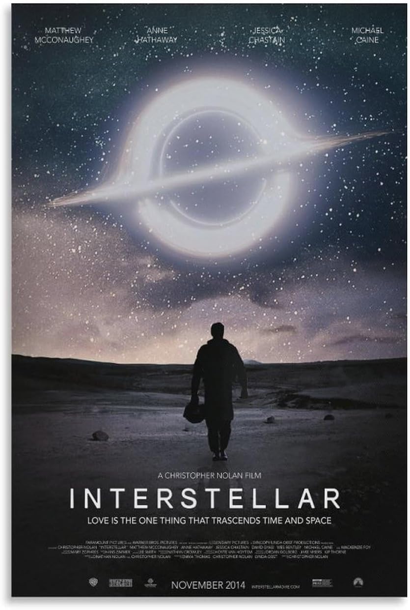 Interstellar Movie Canvas Wall Art Poster Modern Bedroom Decor