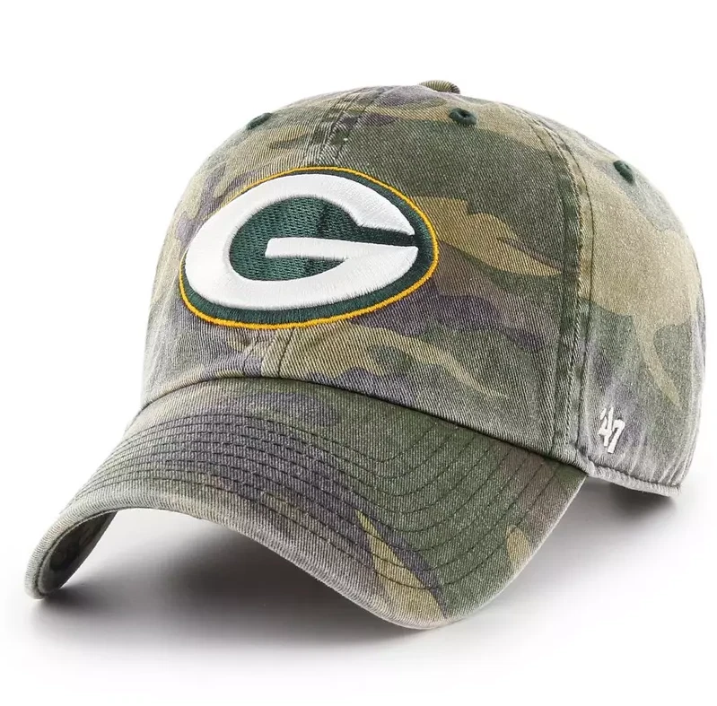 Green Bay Packerss Camo Clean Up Adjustable Dad Hat