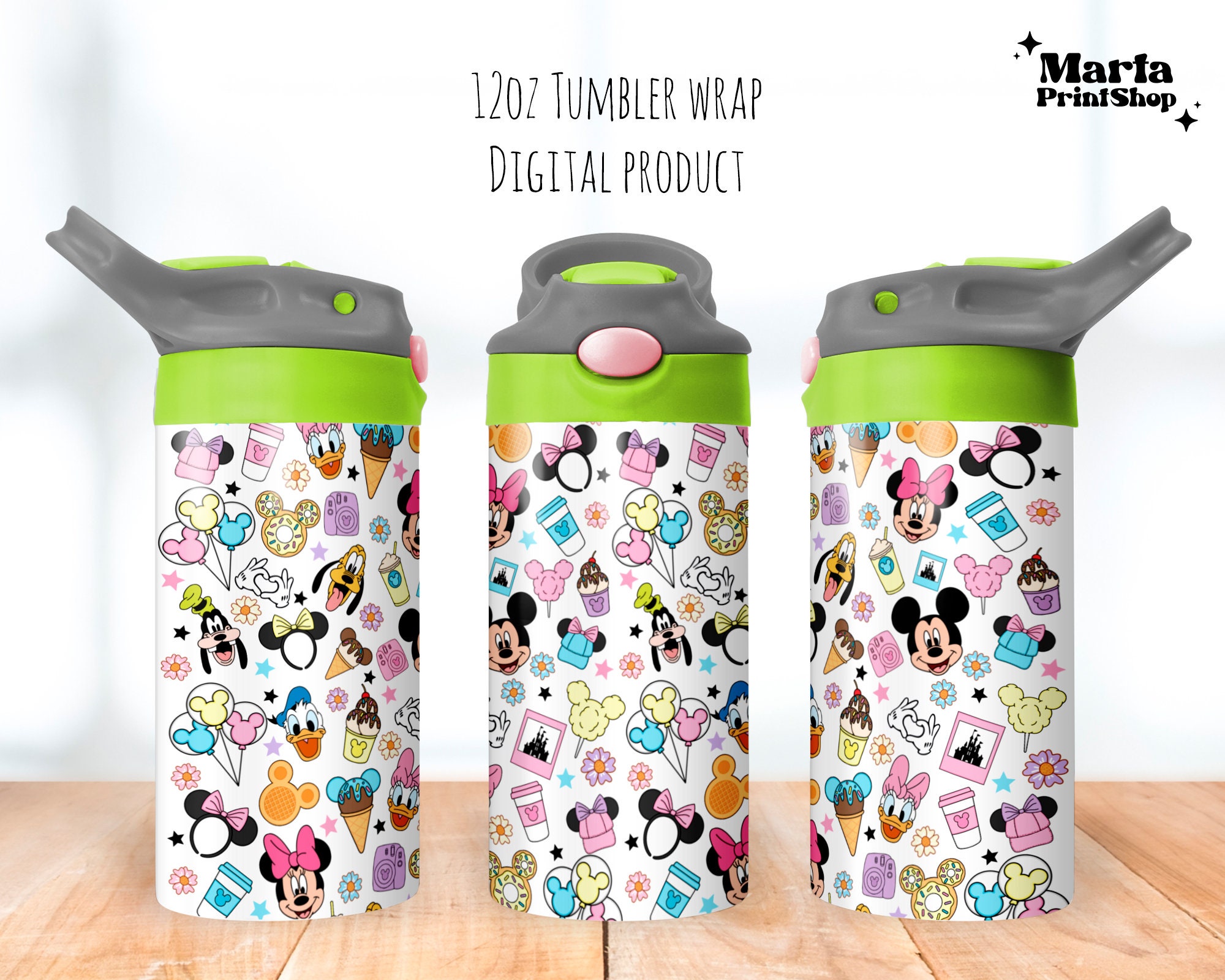 Magical Tumbler , Magical Snacks Sippy Cup 12oz, Flip Top Tumbler 12oz