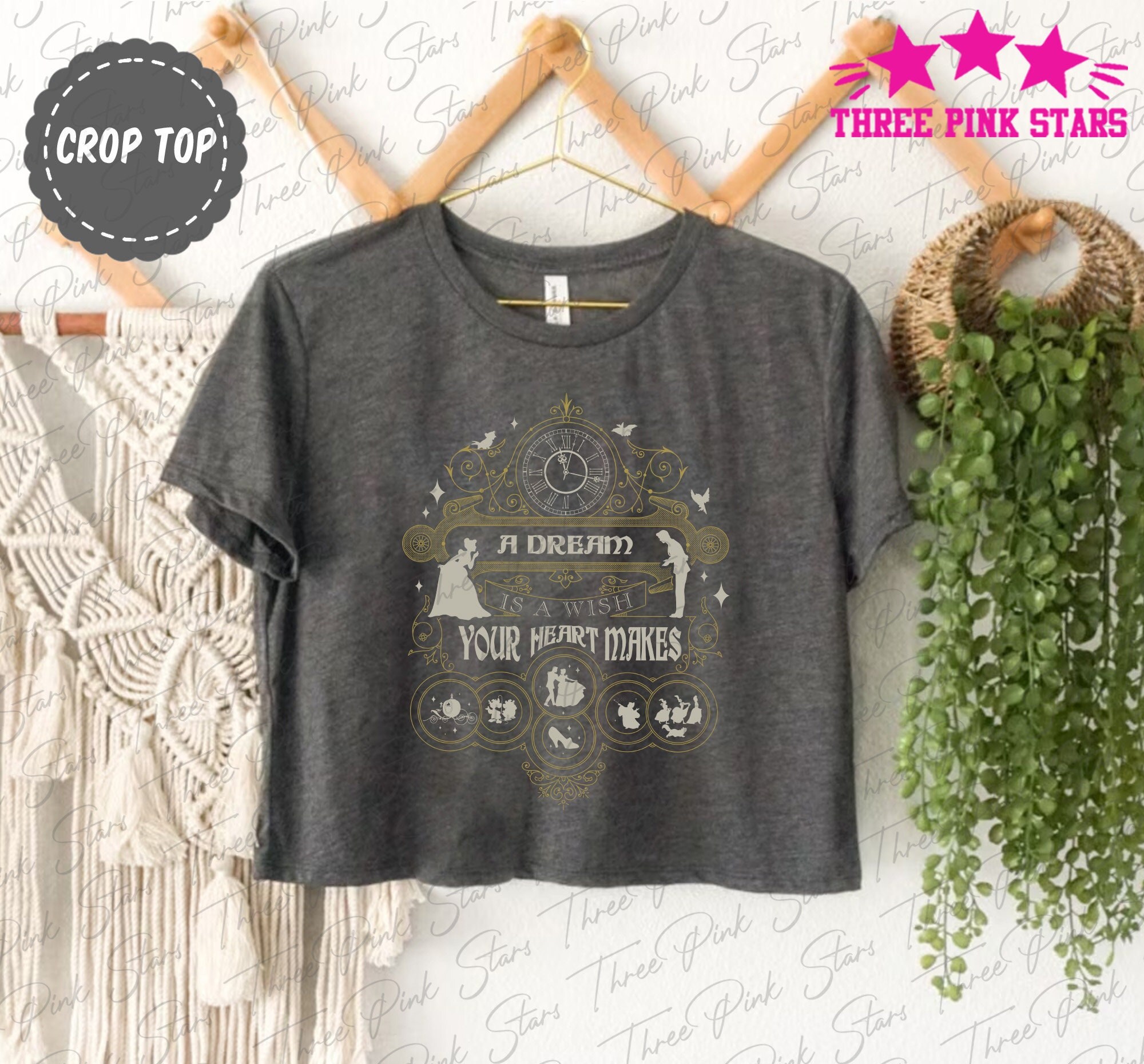 Cinde Crop Top, Princess Cinde Crop Tee E5238