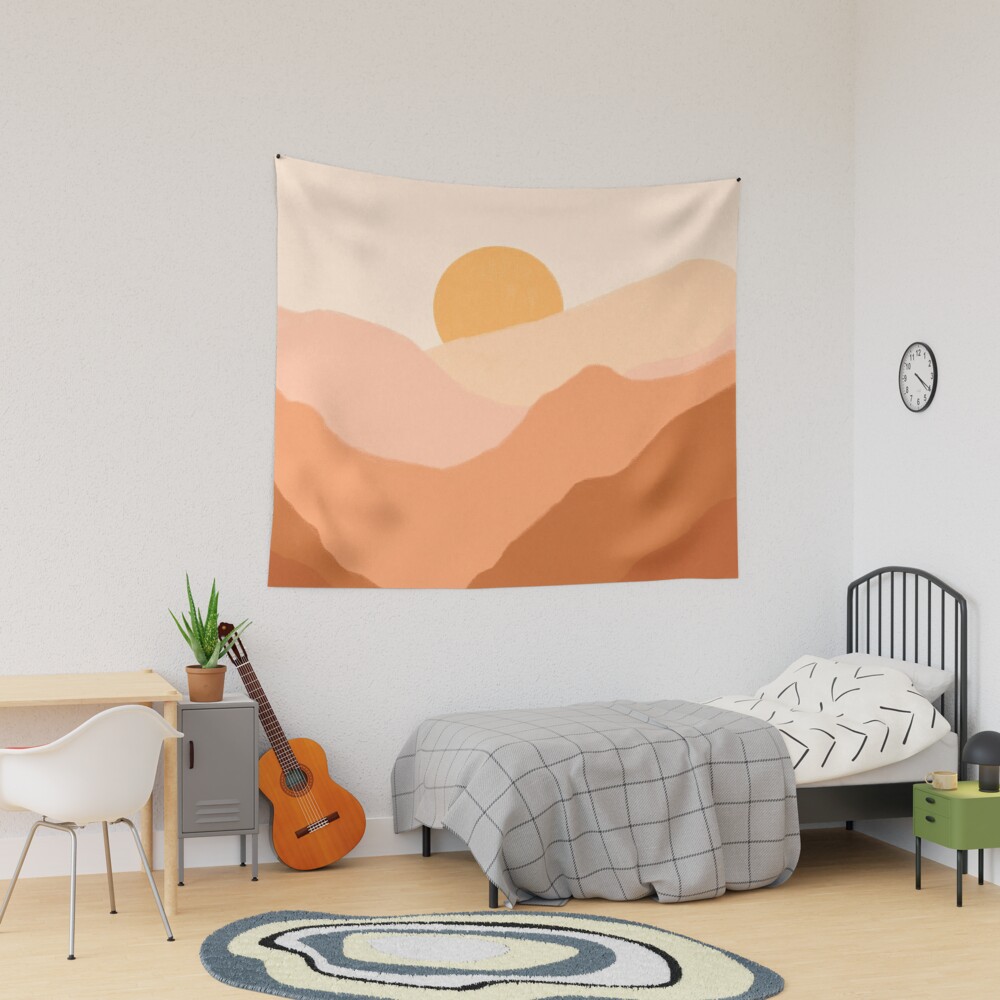 Warm Sunset Tapestry